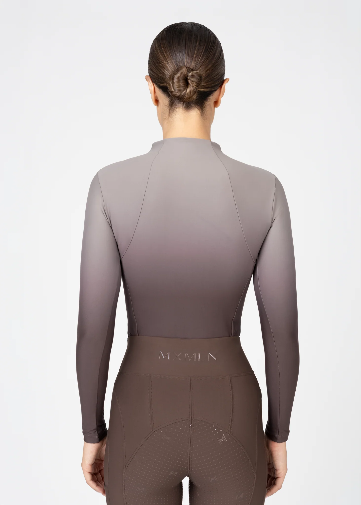 Ombré Long Sleeve Base Layer (Mocha) - Image 3