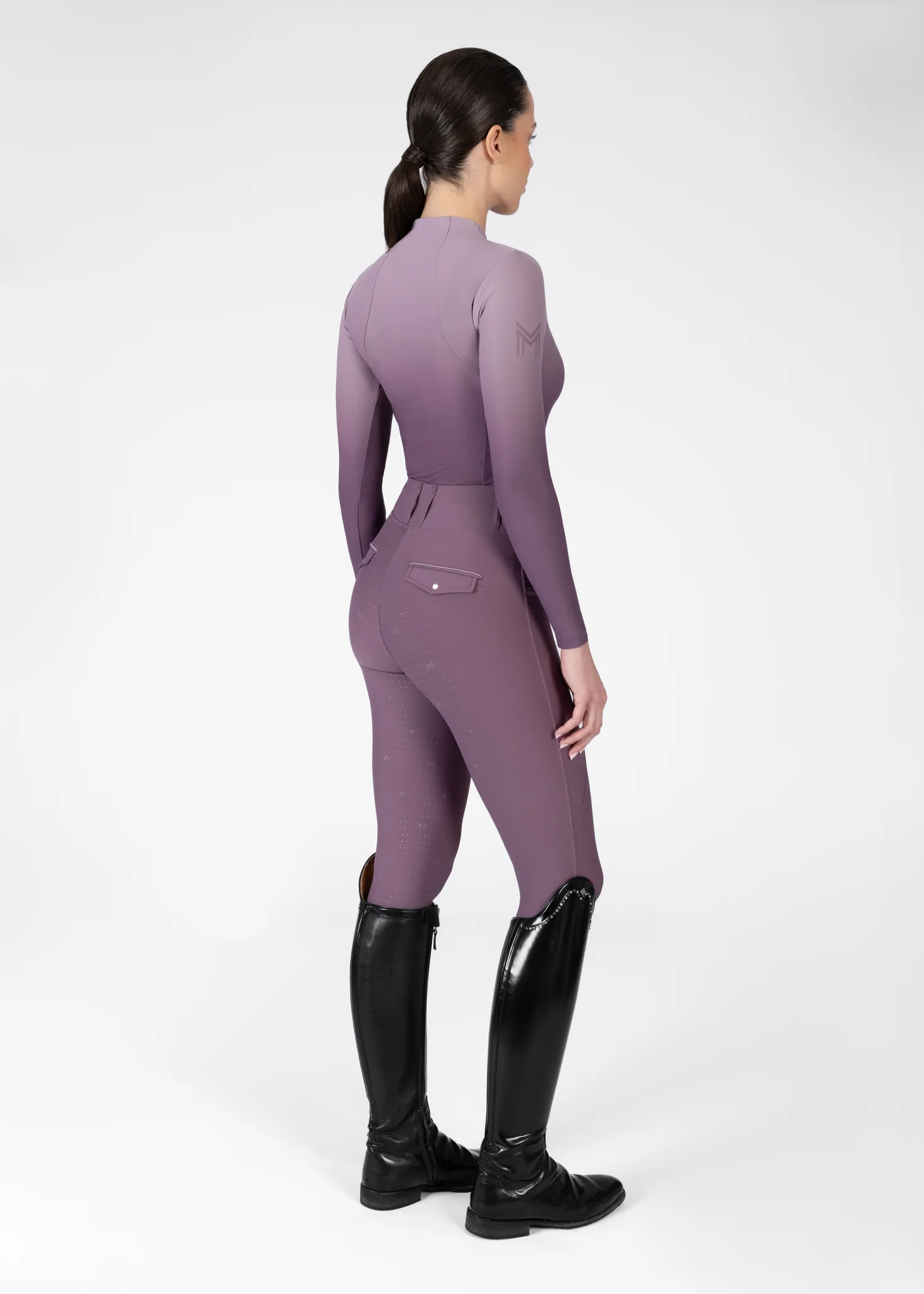 Ombré Long Sleeve Base Layer (Plum/Orchid) - Image 8