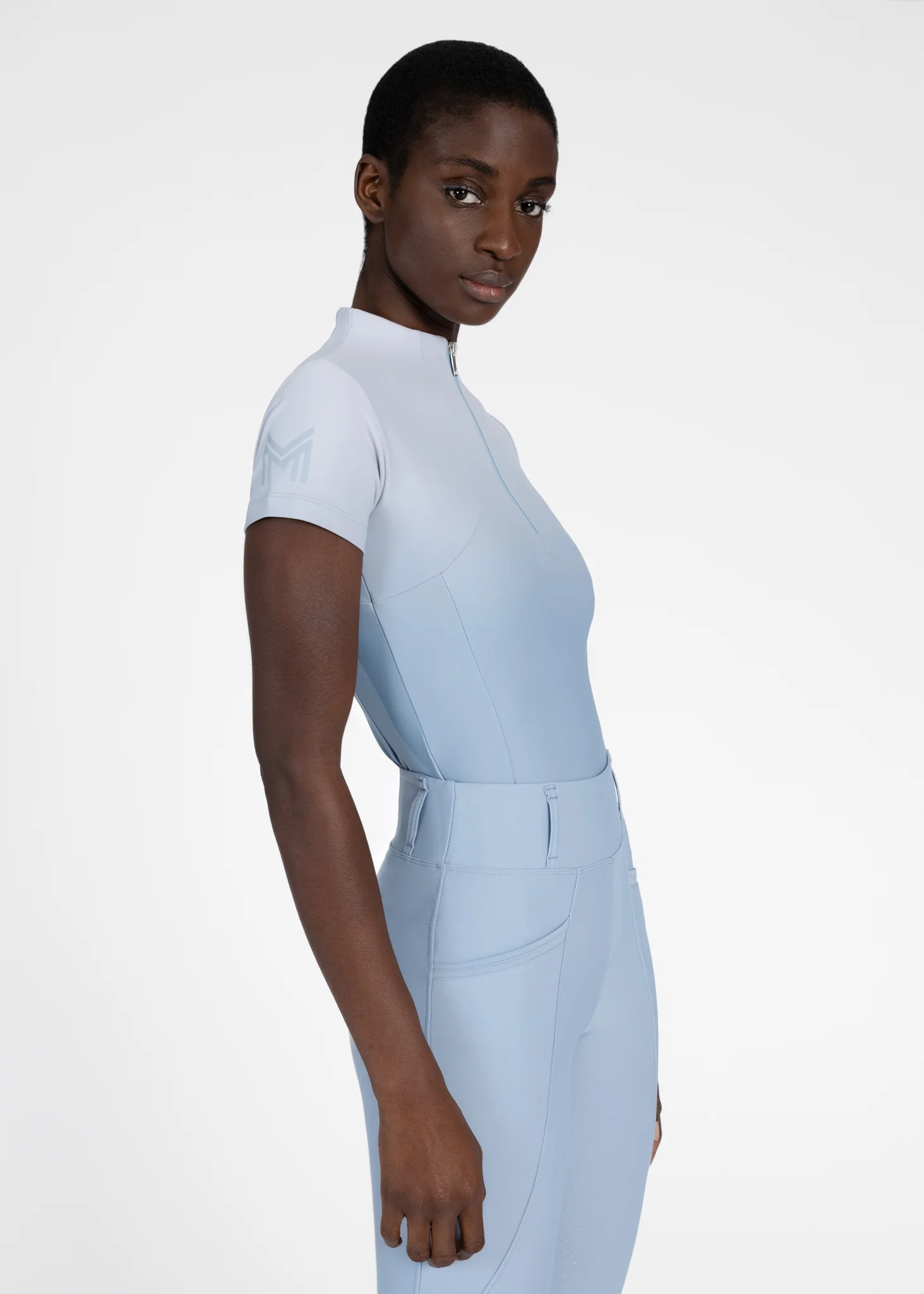 Ombré Short Sleeve Base Layer (Aqua) - Image 5