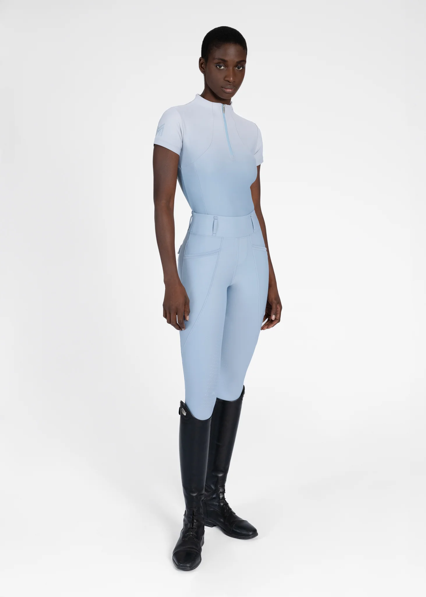 Ombré Short Sleeve Base Layer (Aqua) - Image 7