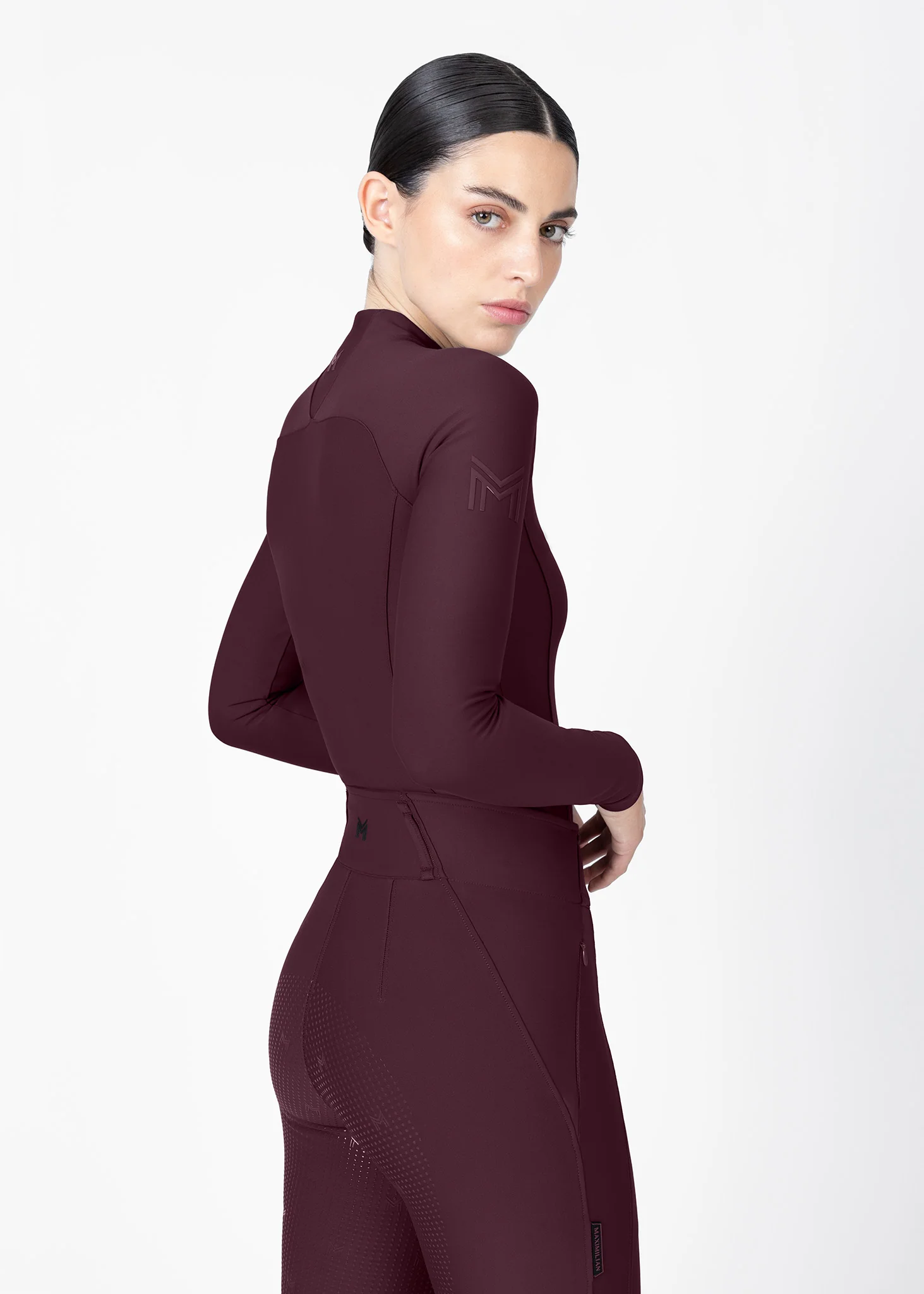 Origin Long Sleeve Base Layer (Burgundy) - Image 5