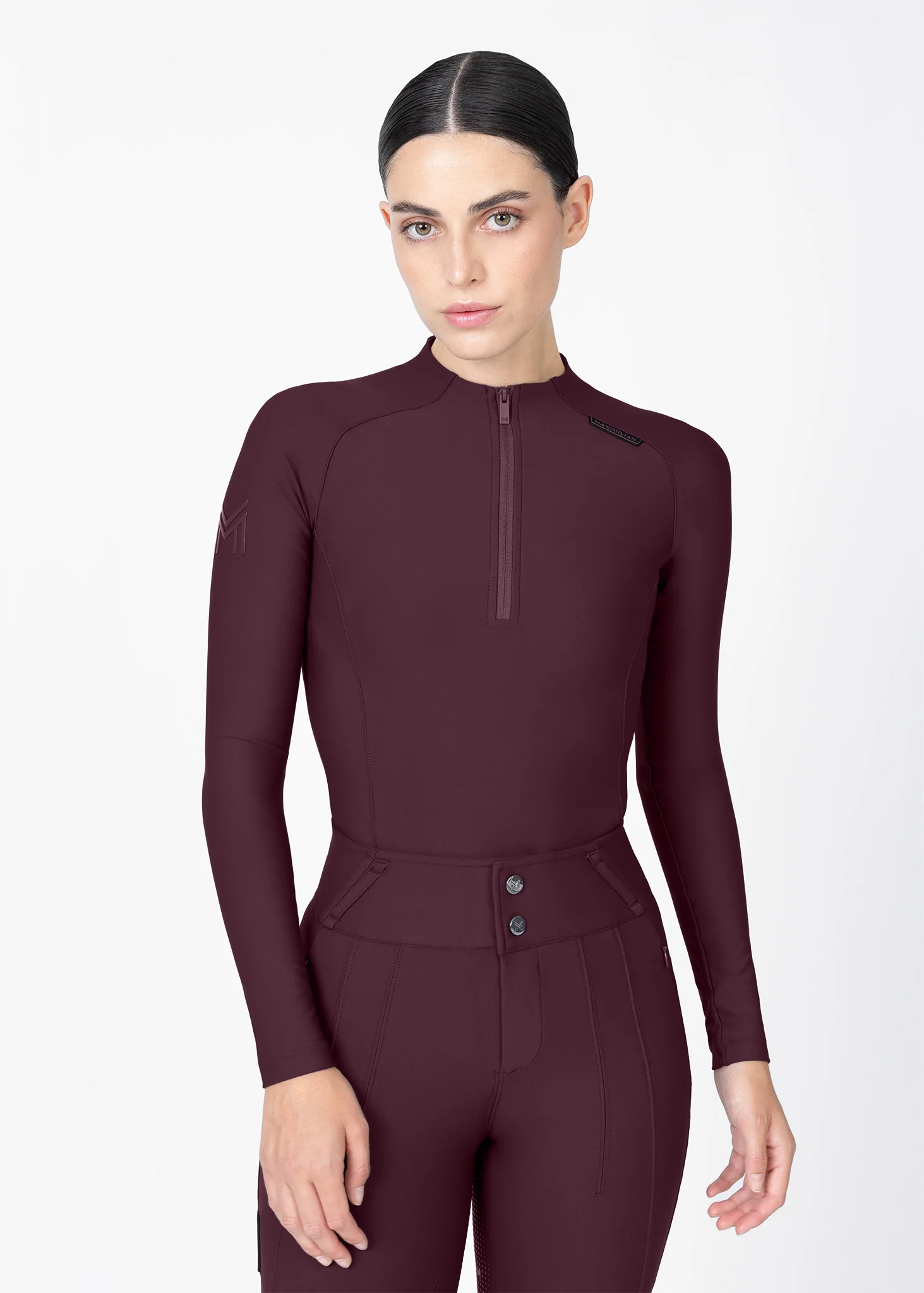 Origin Long Sleeve Base Layer (Burgundy) - Image 7