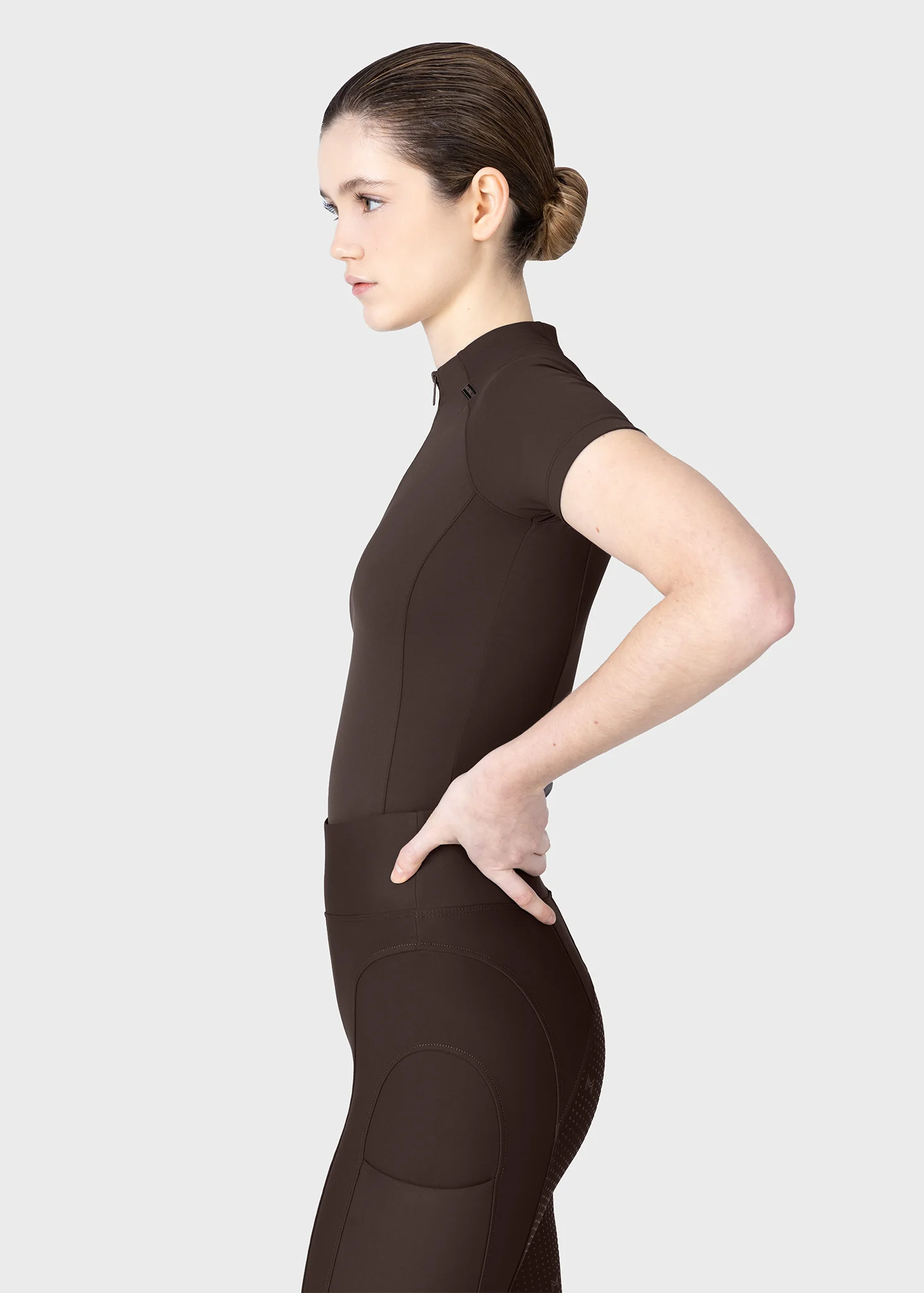 Origin Short Sleeve Base Layer (Chocolate) - Image 2