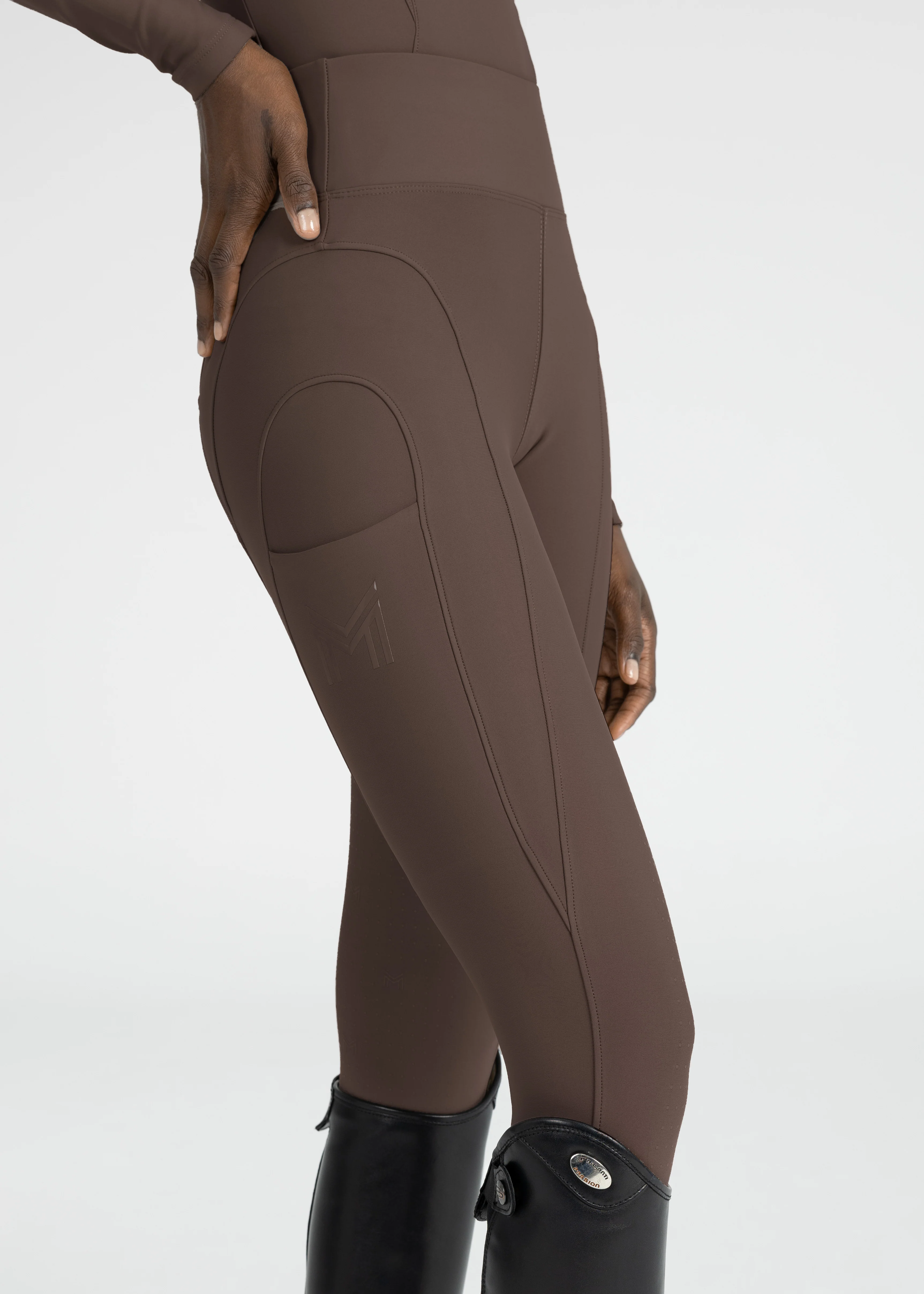 Outline Riding Leggings (Mocha) - Image 6