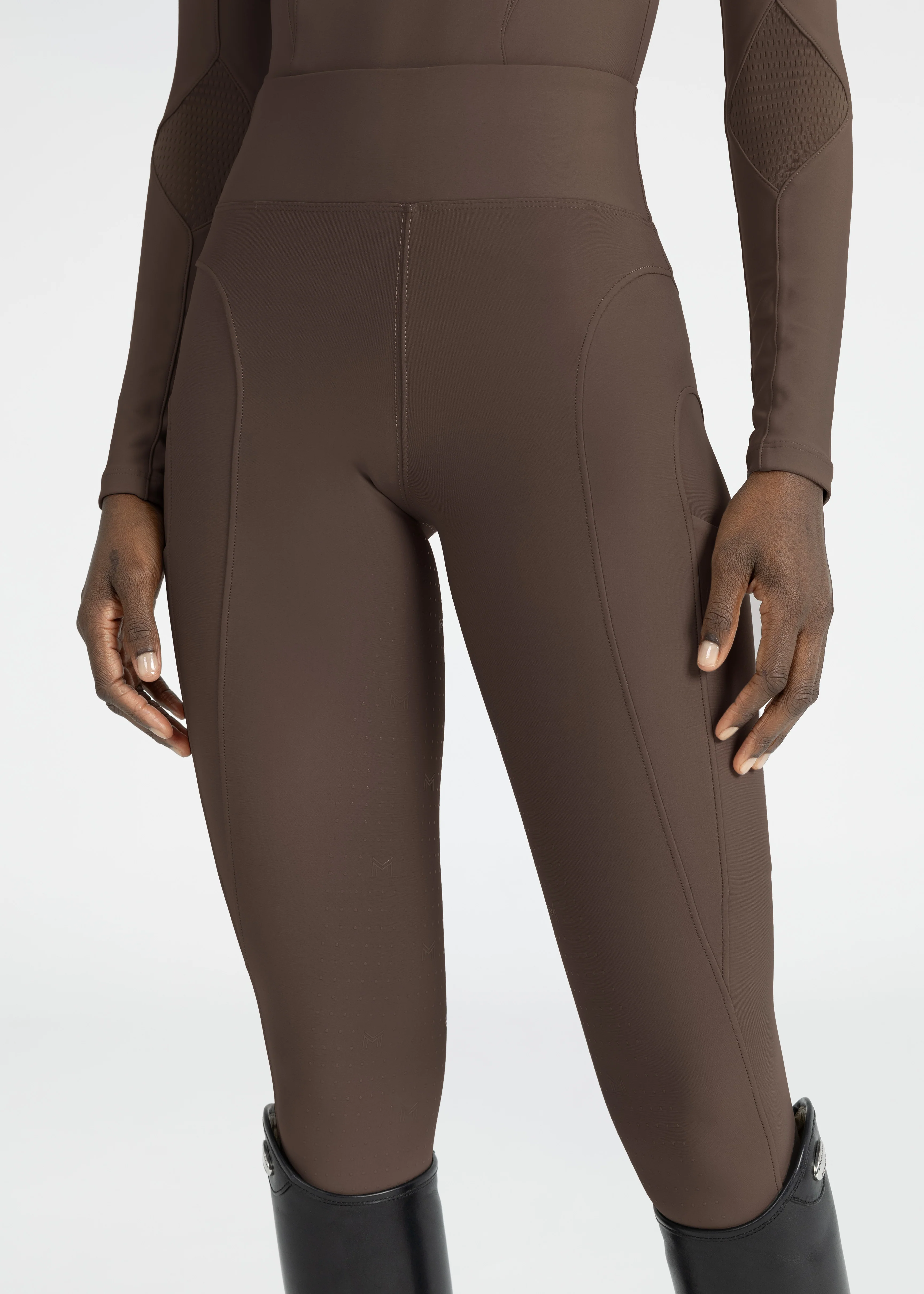 Outline Riding Leggings (Mocha) - Image 8