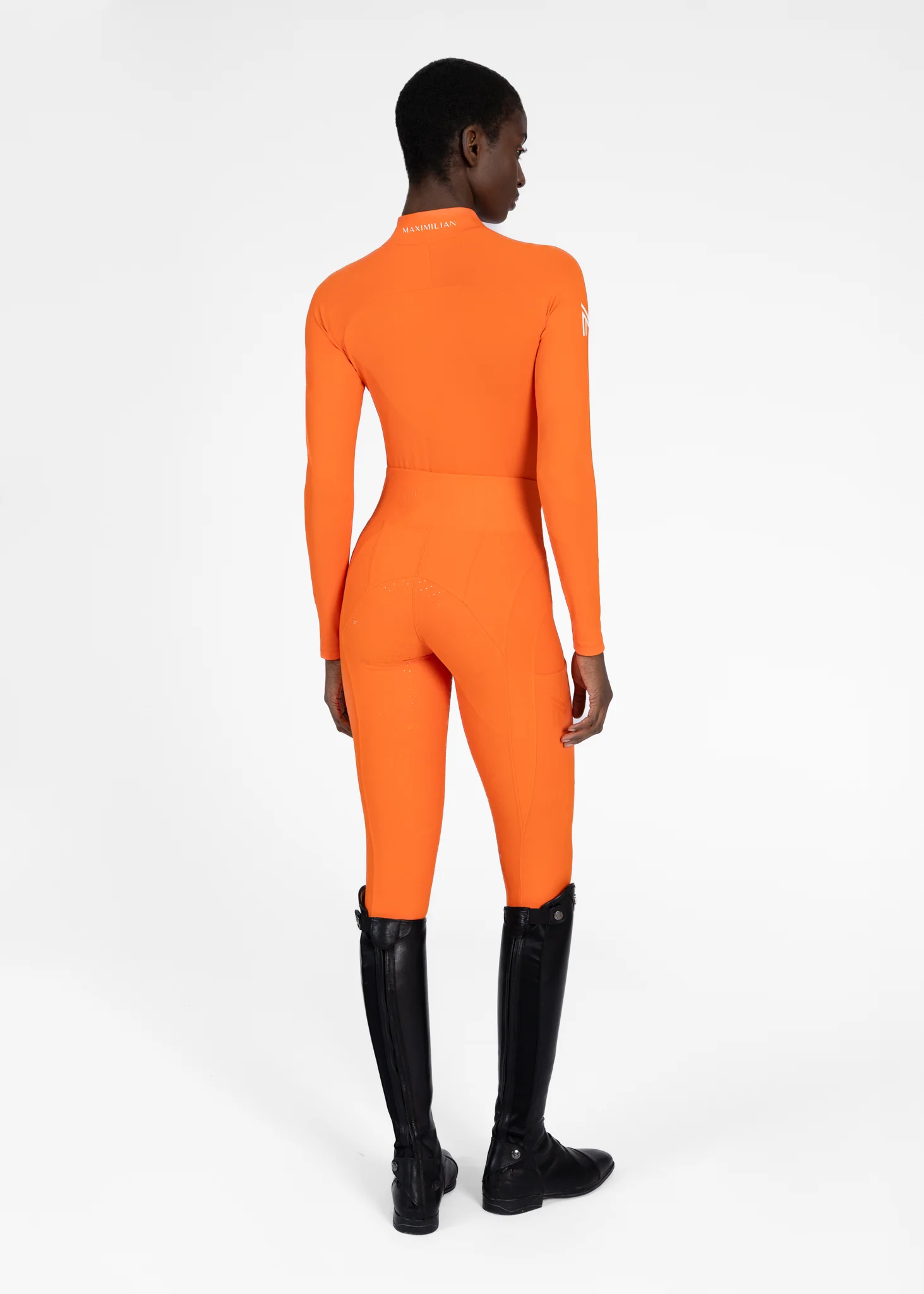 Outline Riding Leggings (Tangerine) - Image 10