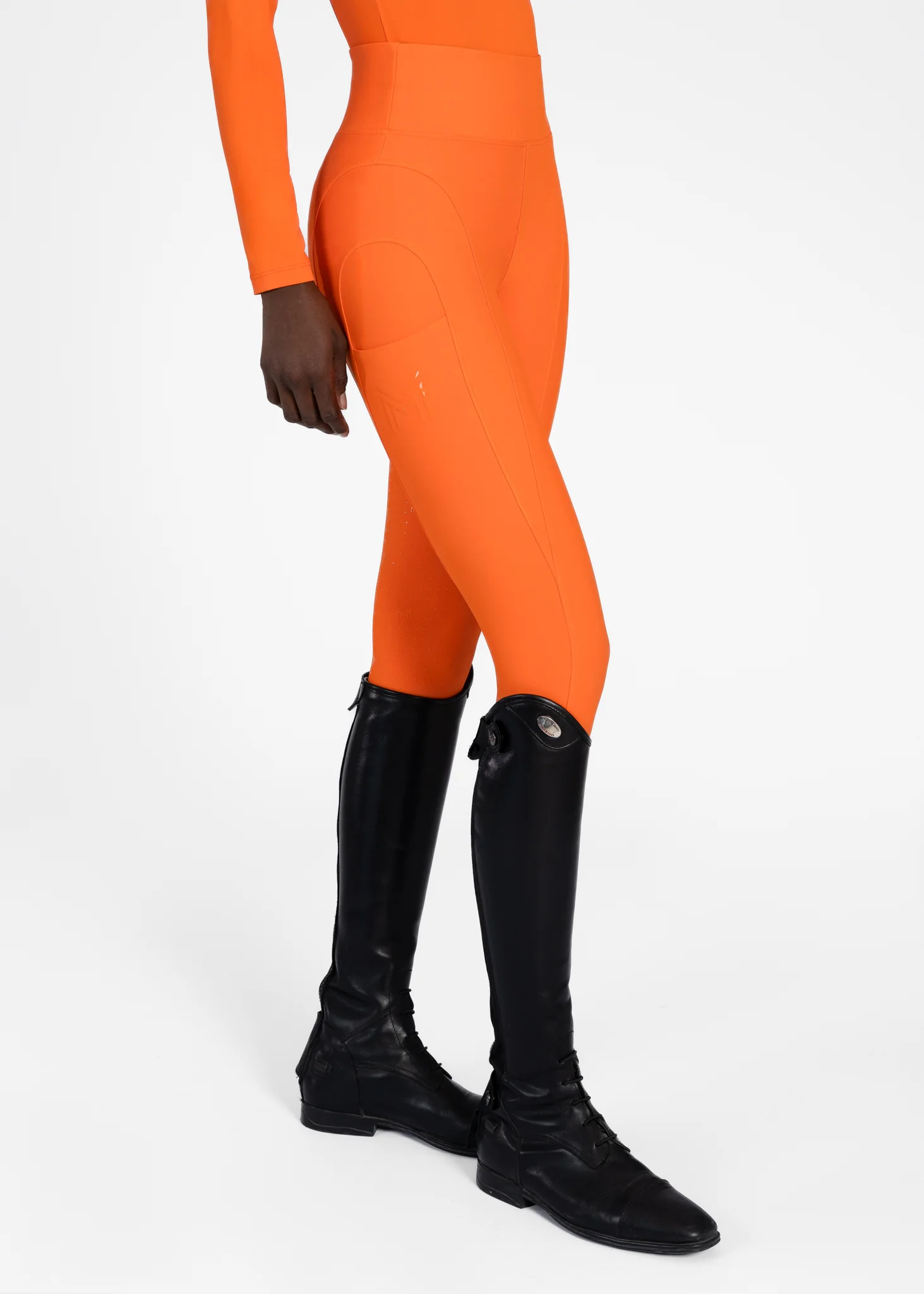 Outline Riding Leggings (Tangerine) - Image 6