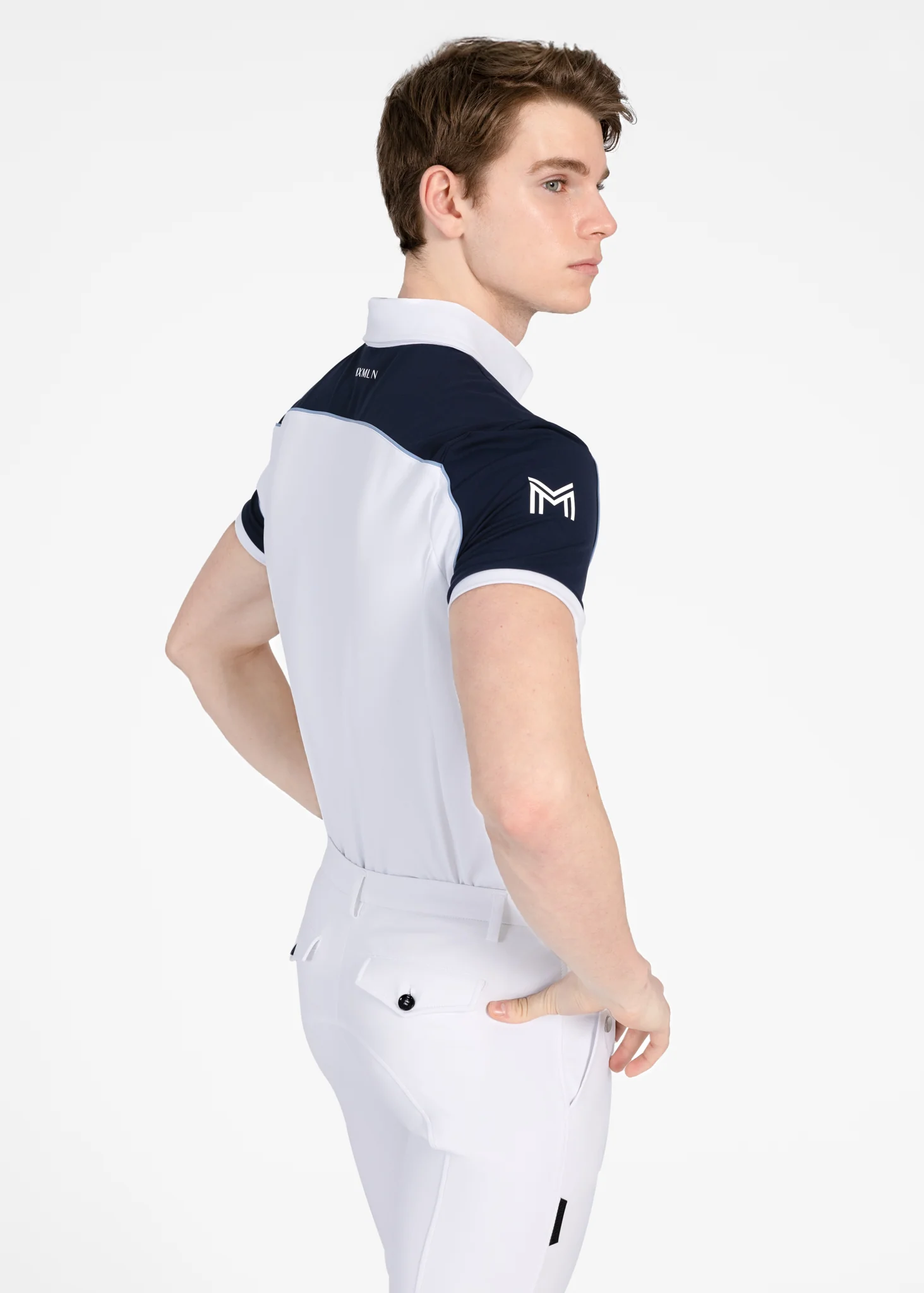 Pivot Competition Shirt (White/Navy) - Image 3