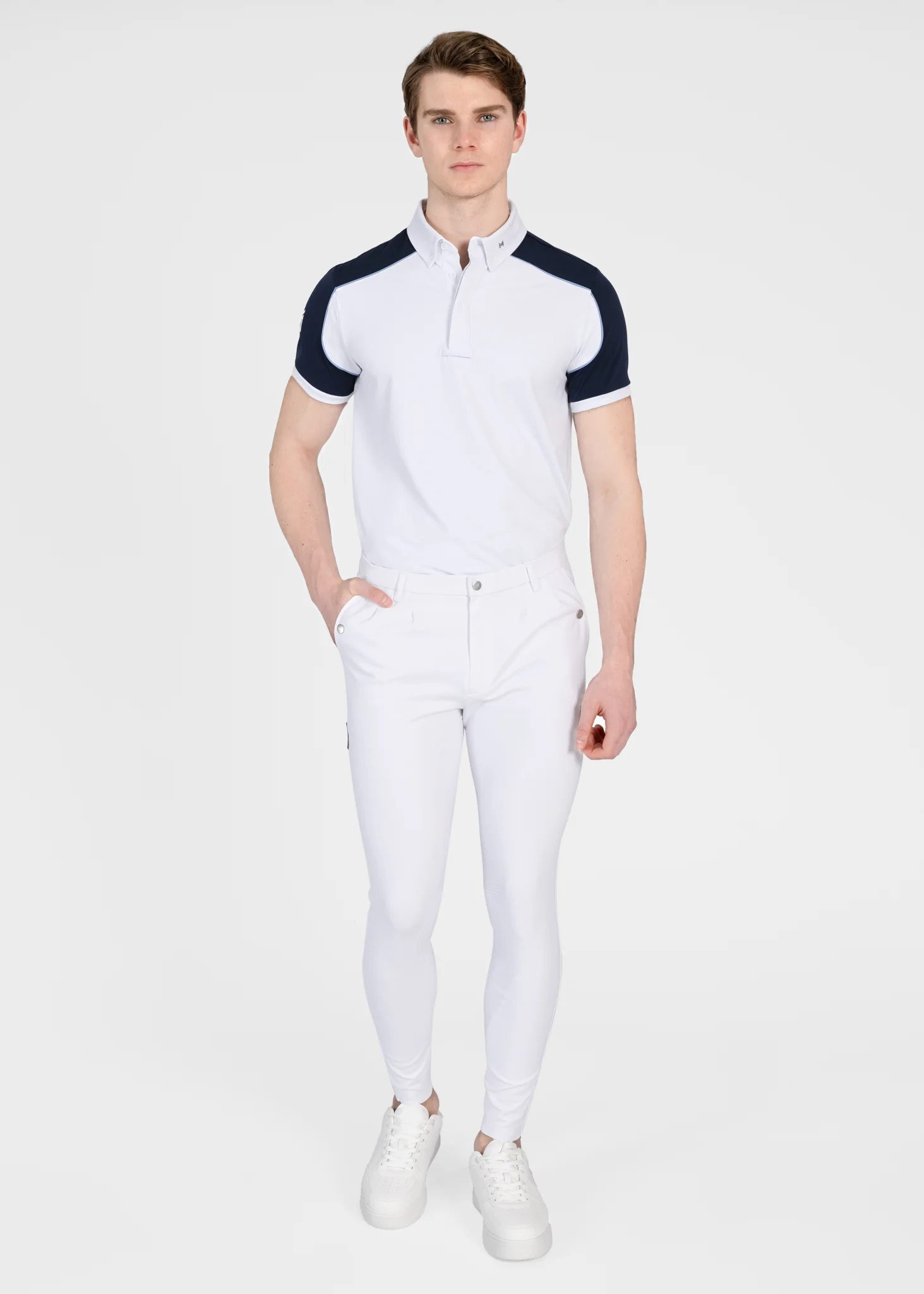 Pivot Competition Shirt (White/Navy) - Image 7