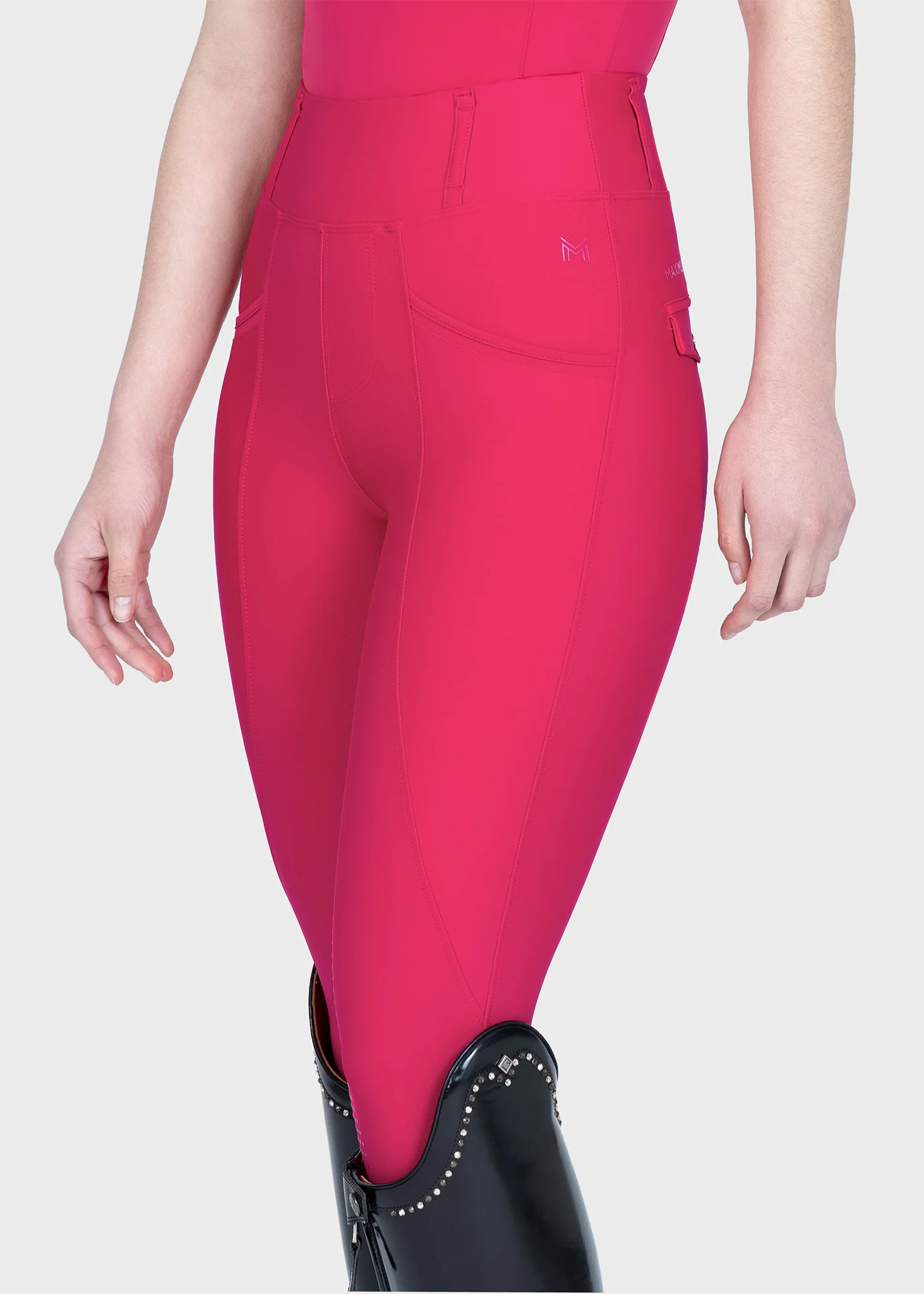 Pro Riding Leggings (Cranberry) - Image 2