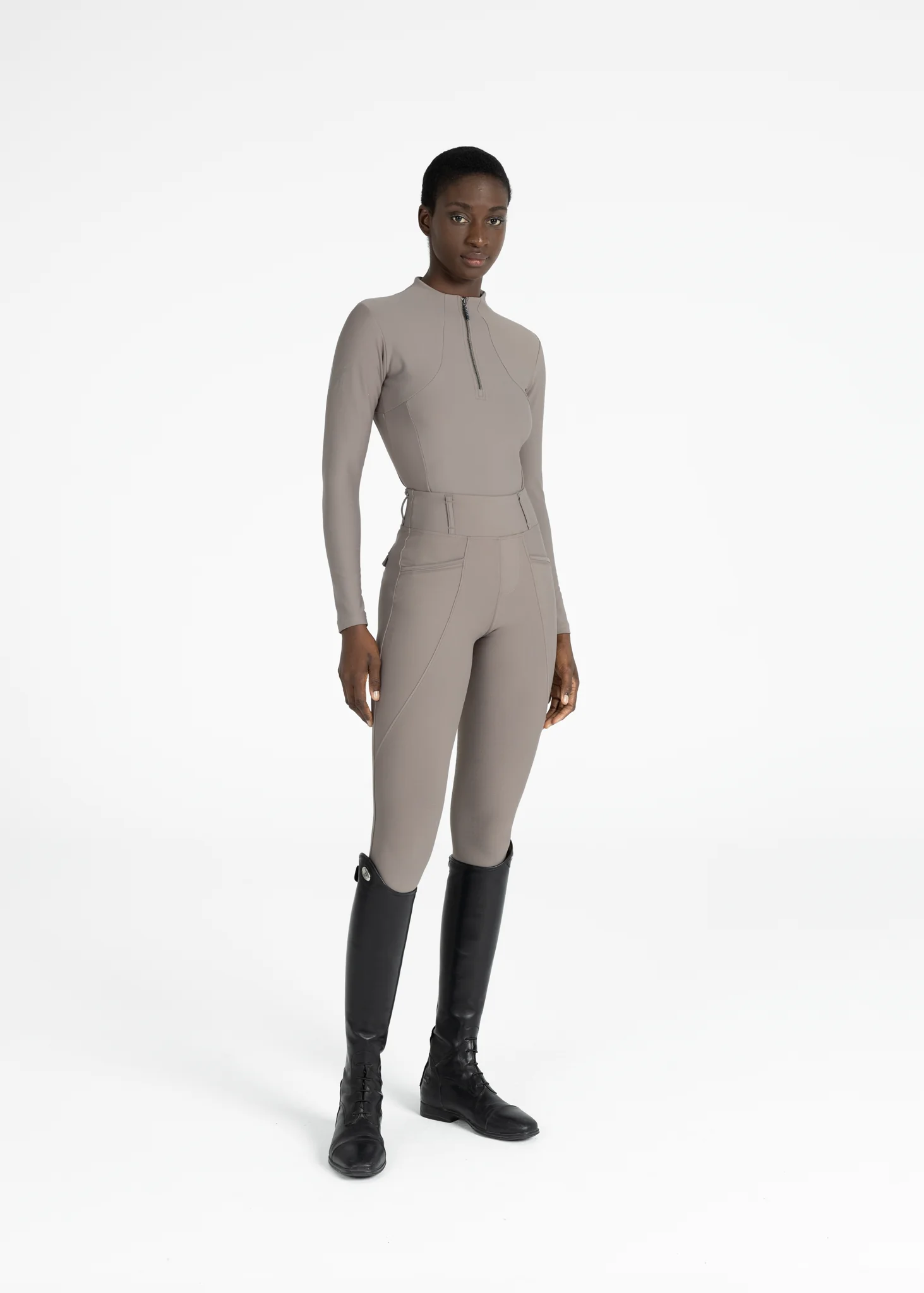 Pro Riding Leggings (Taupe) - Image 3