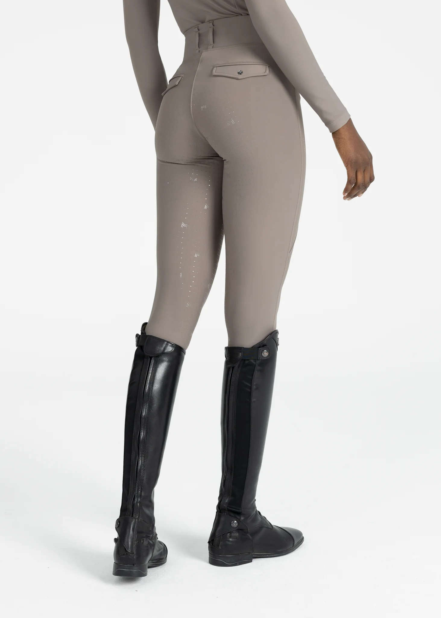 Pro Riding Leggings (Taupe) - Image 4