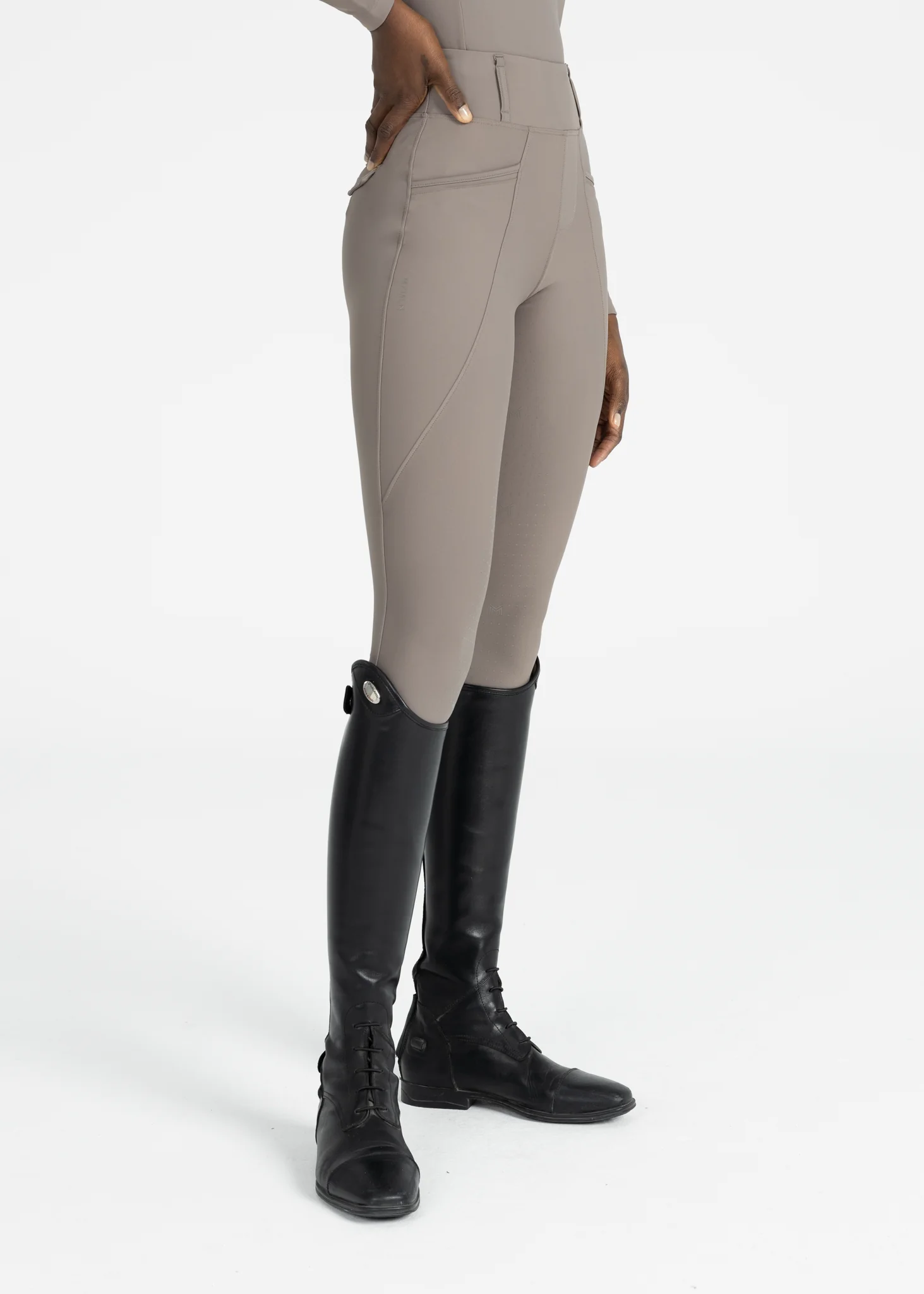Pro Riding Leggings (Taupe) - Image 5