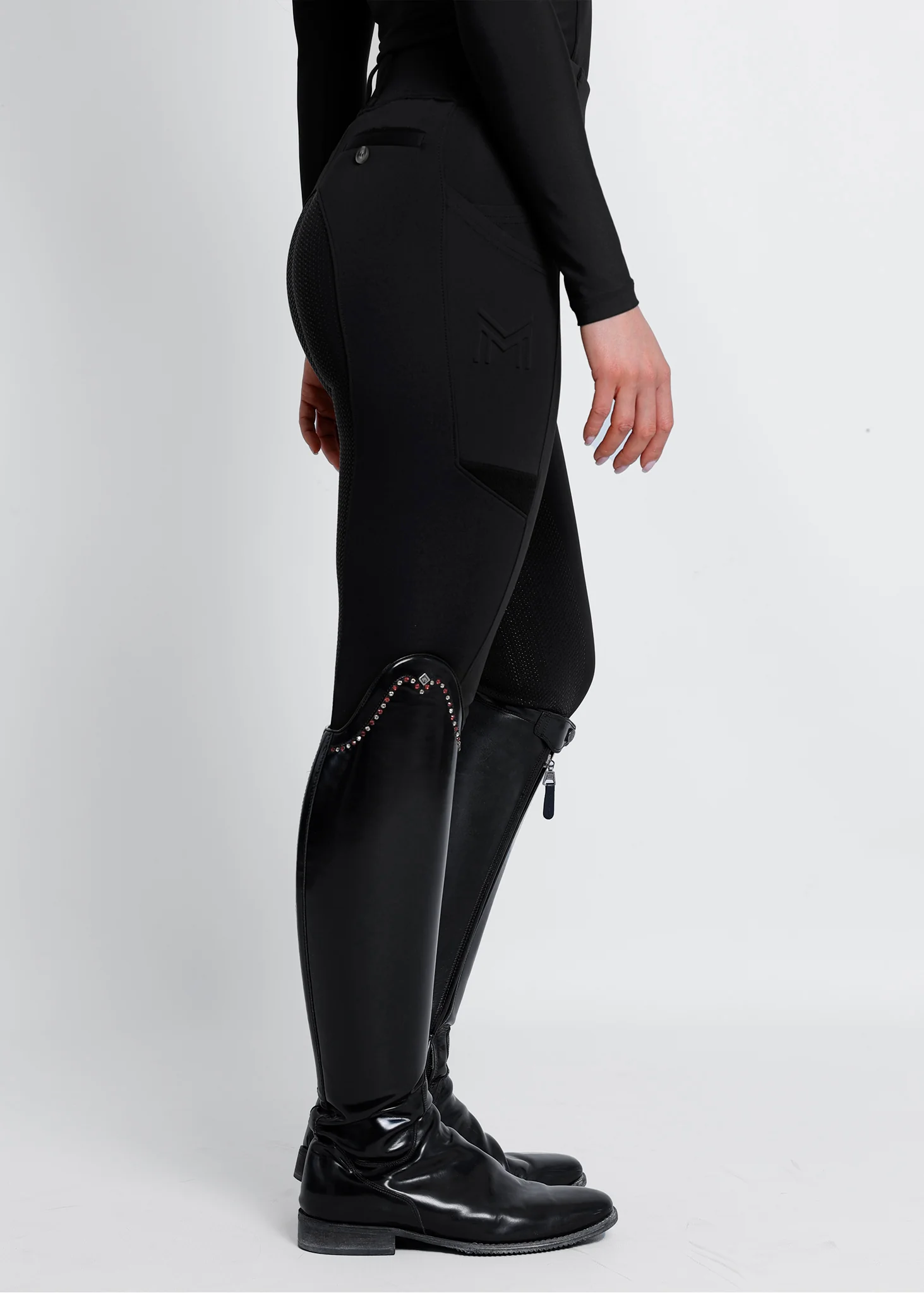 Tech Riding Leggings (Black) - Image 4