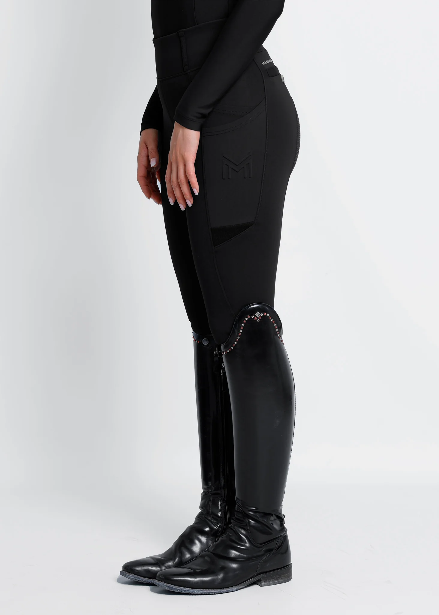 Tech Riding Leggings (Black) - Image 5