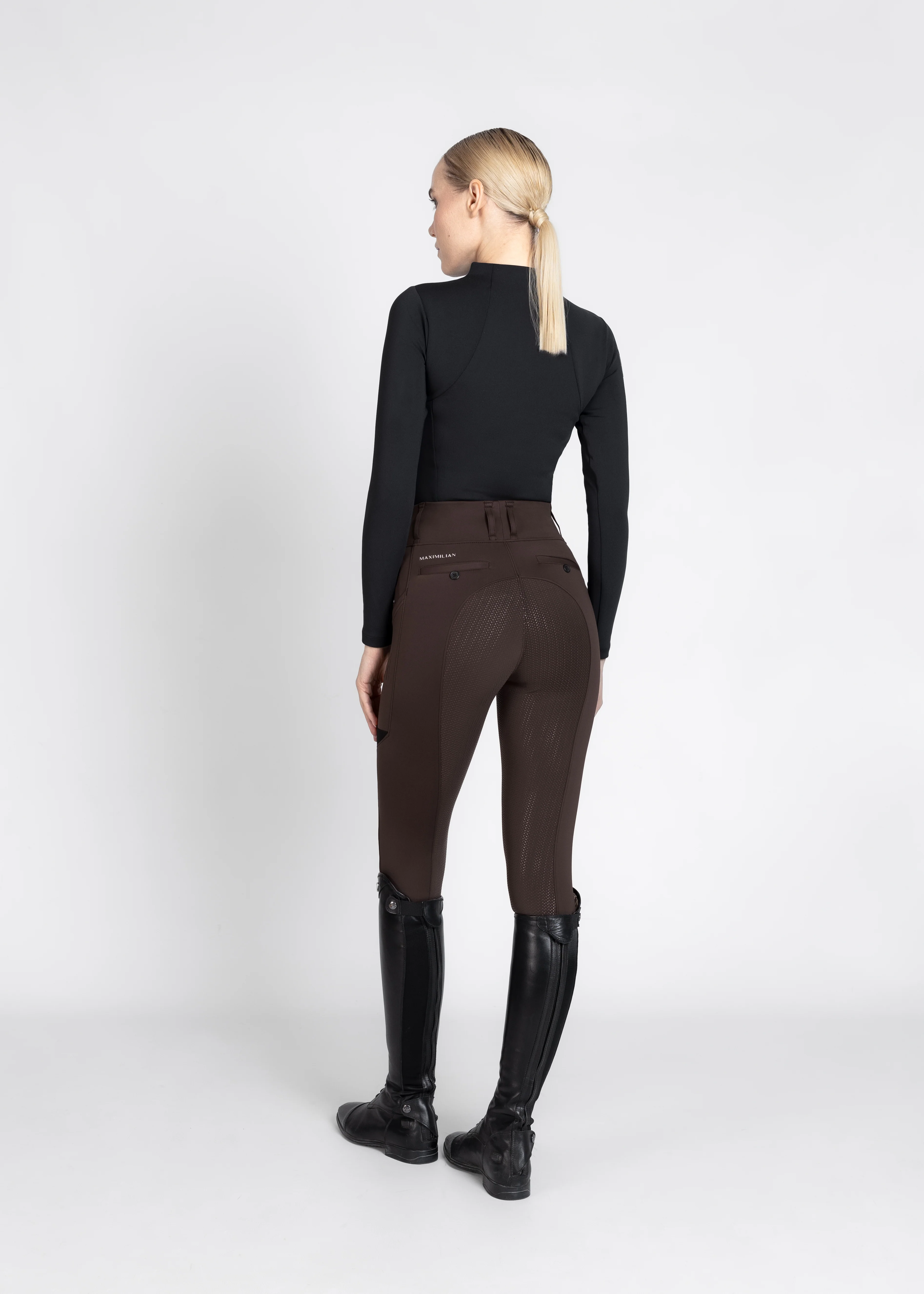 Tech Riding Leggings (Chocolate) - Image 9