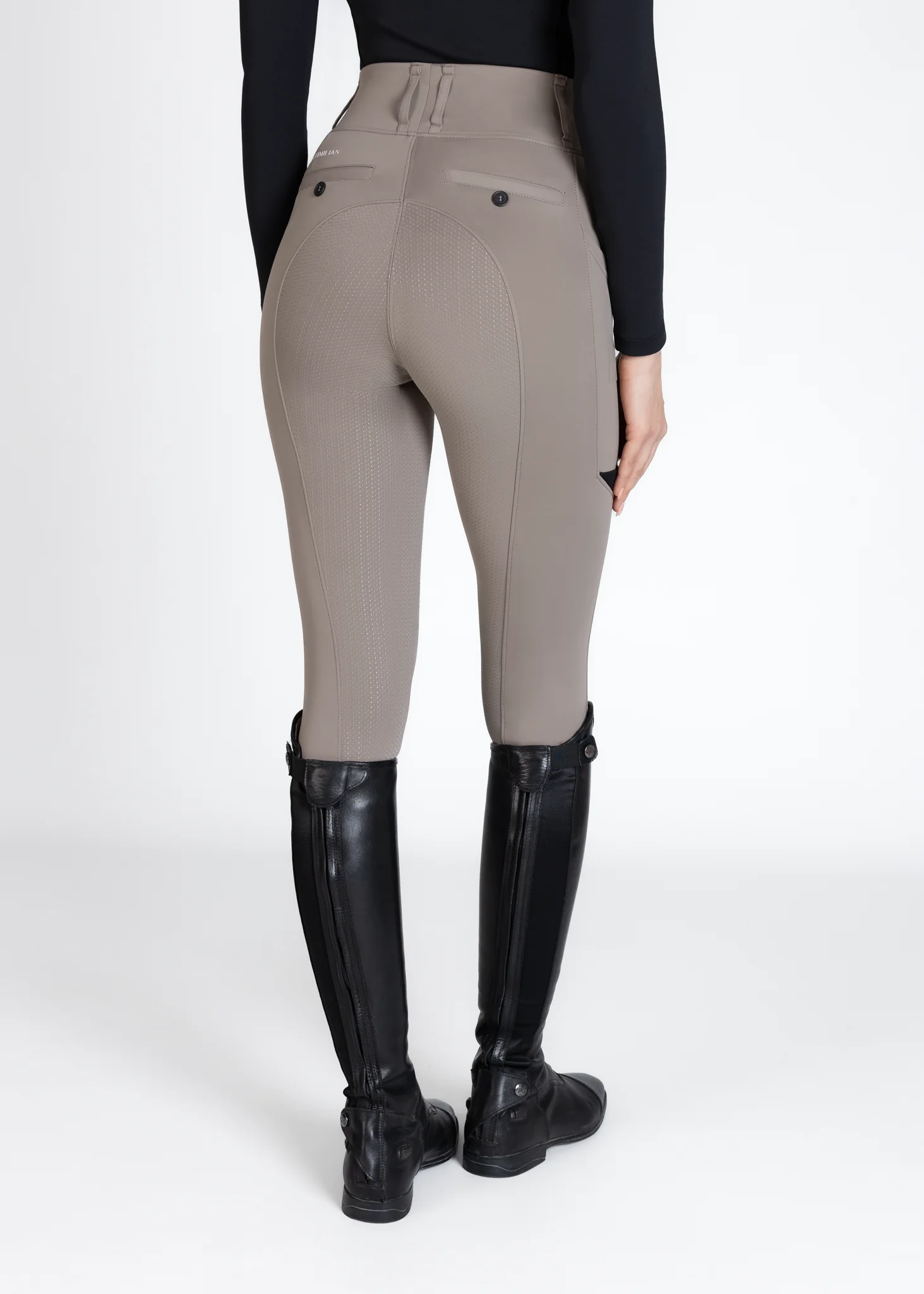Tech Riding Leggings (Taupe) - Image 2