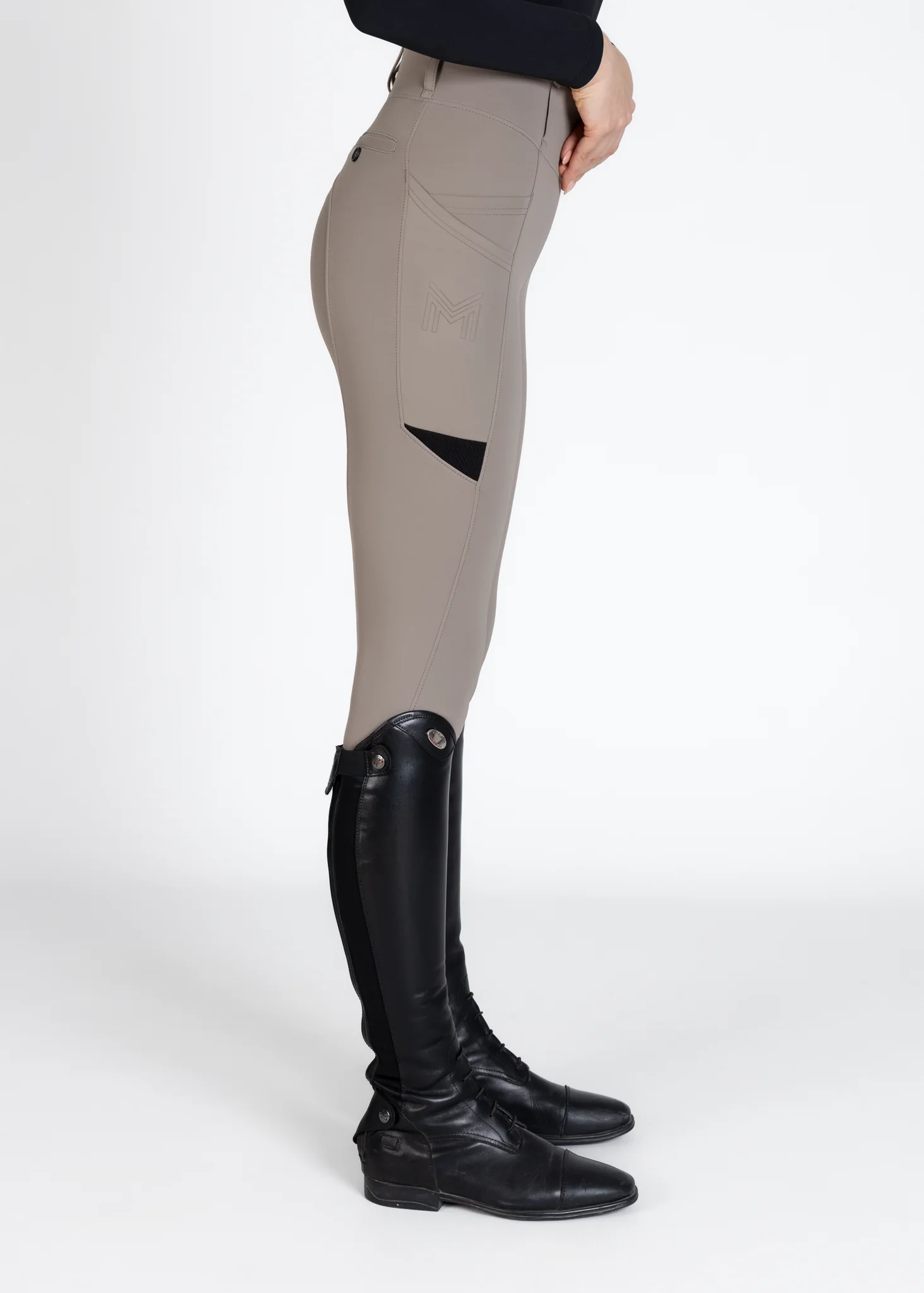Tech Riding Leggings (Taupe) - Image 4
