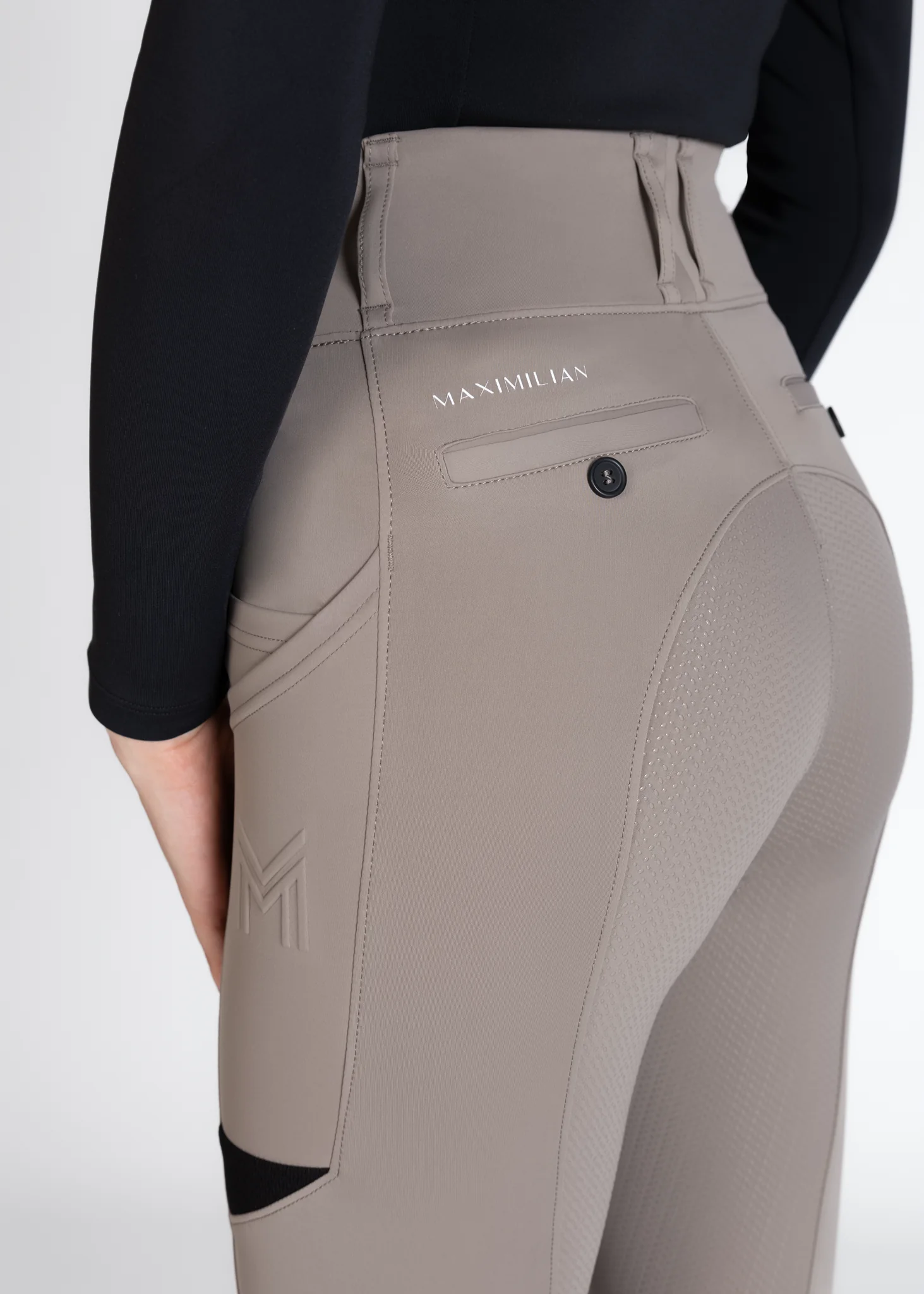 Tech Riding Leggings (Taupe) - Image 7