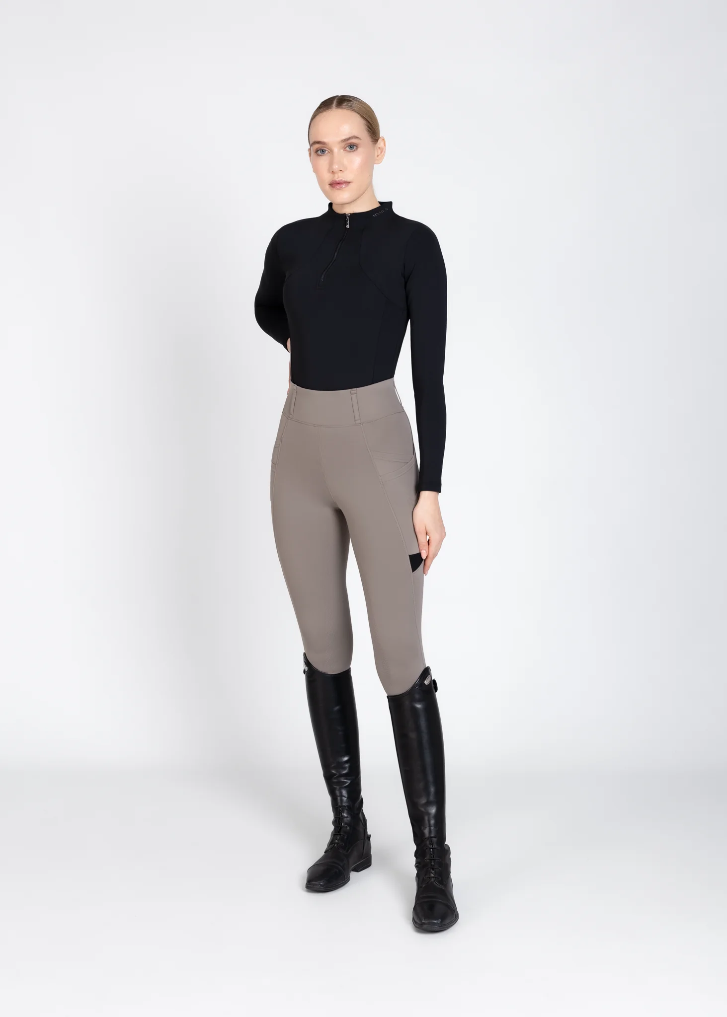Tech Riding Leggings (Taupe) - Image 9