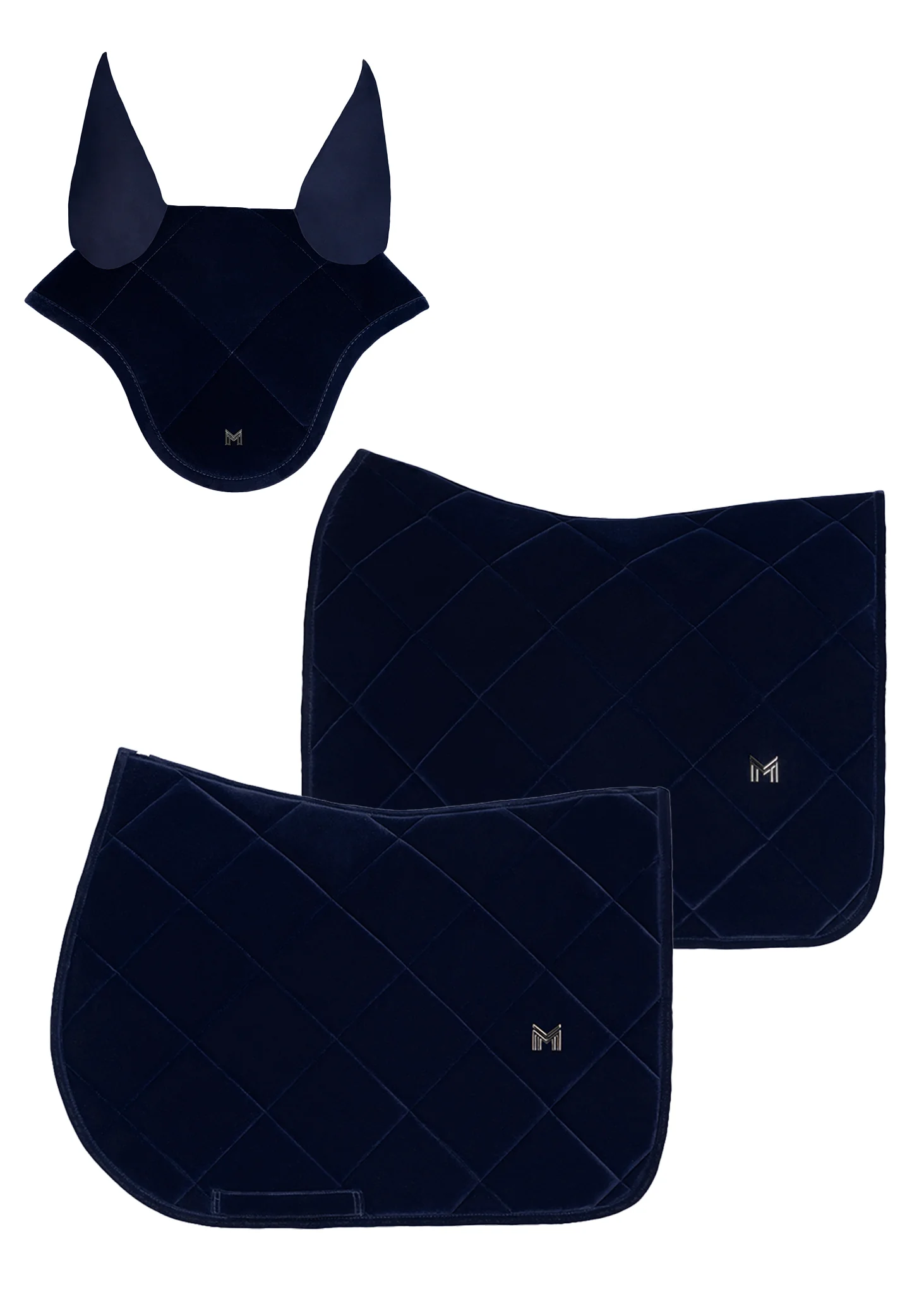 Velvet Dressage Saddle Pad (Sapphire) - Image 9