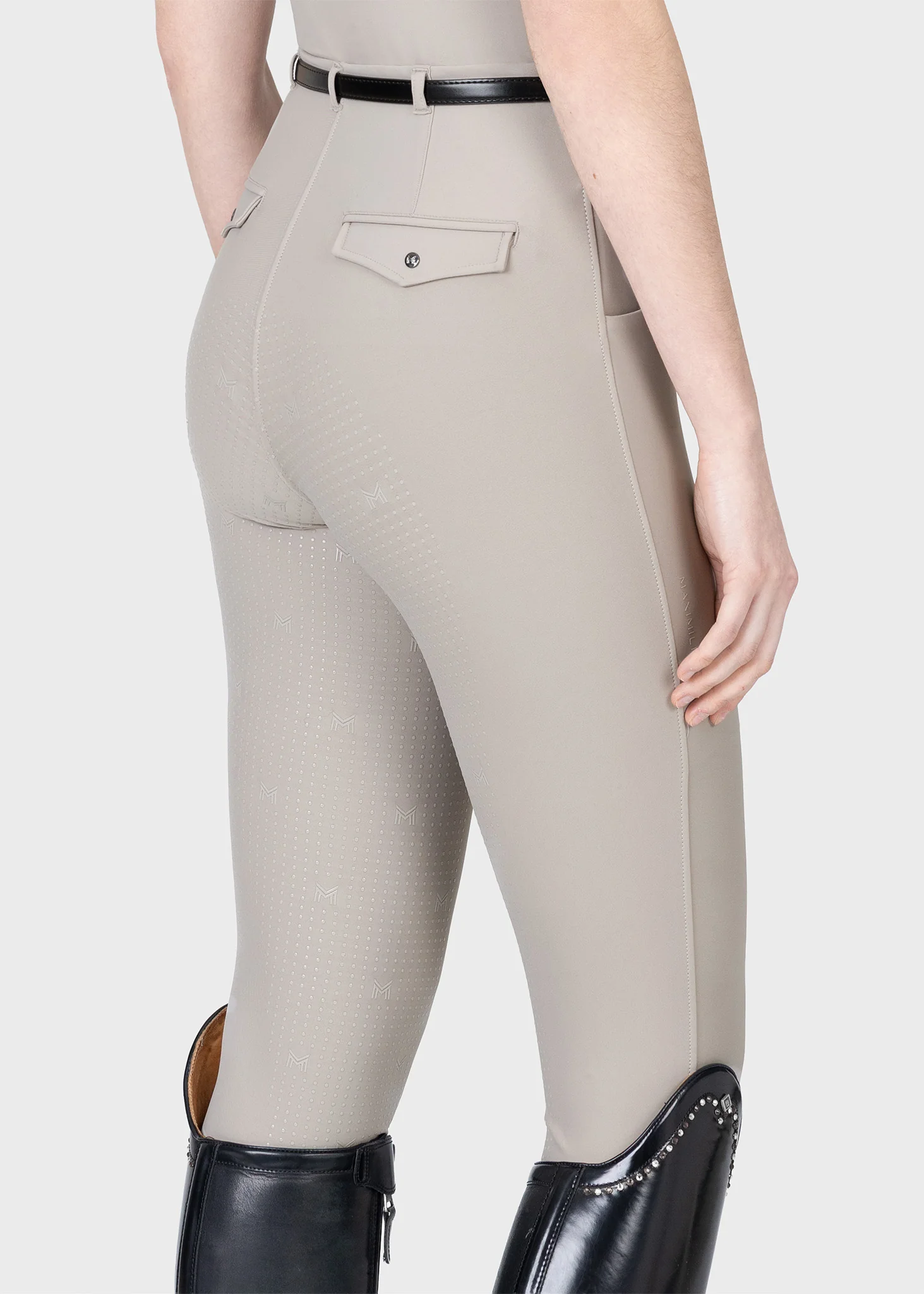Velya Riding Leggings + Belt (Soft Taupe) - Image 6