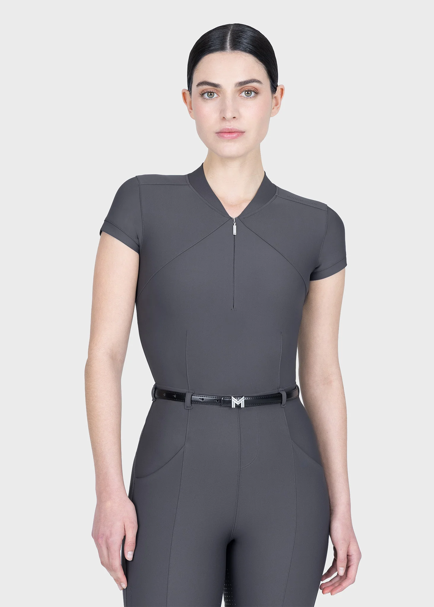 Velya Short Sleeve Base Layer (Graphite) - Image 6