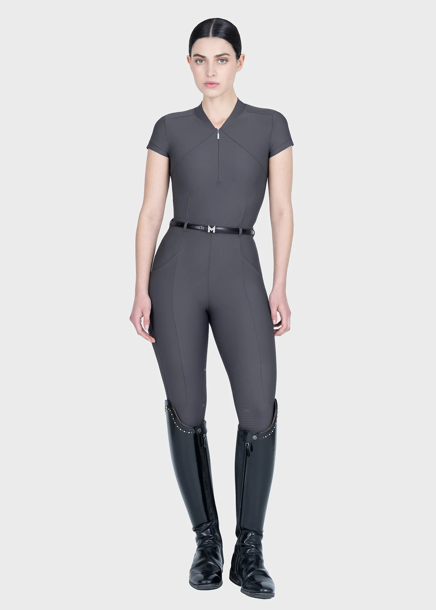 Velya Short Sleeve Base Layer (Graphite) - Image 9