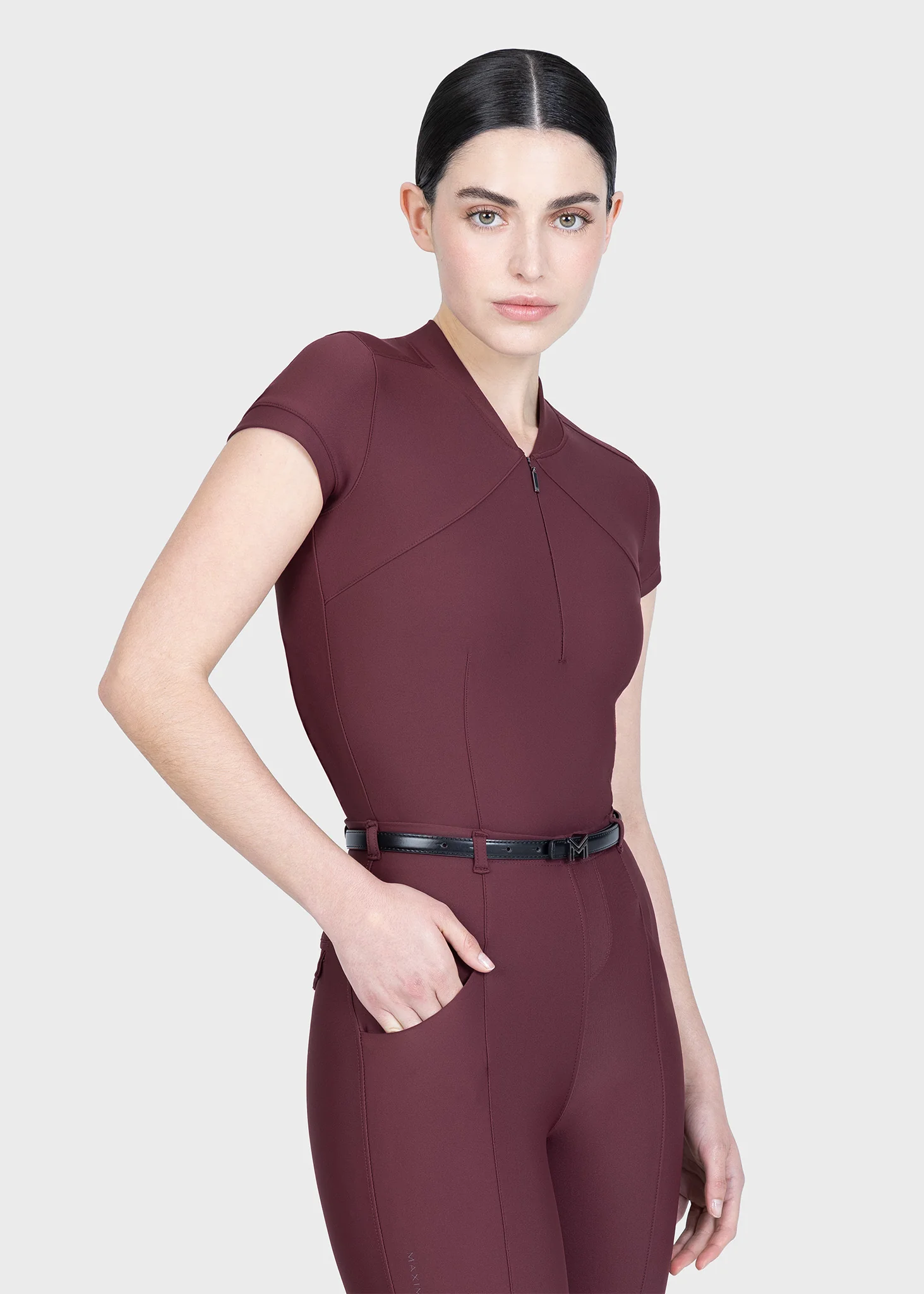 Velya Short Sleeve Base Layer (Rosewood) - Image 7