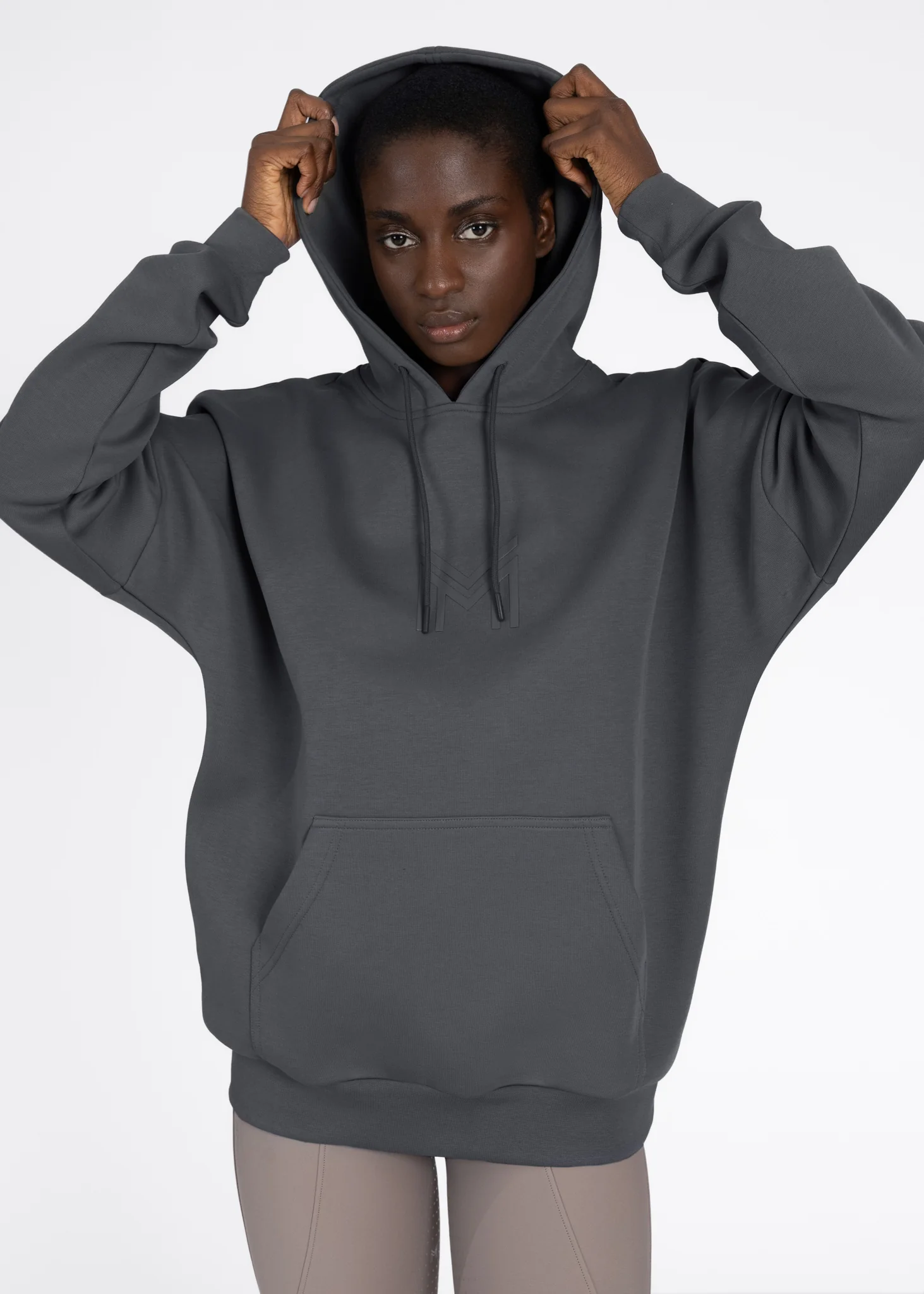Women Icon Oversized Hoodie (Graphite)
