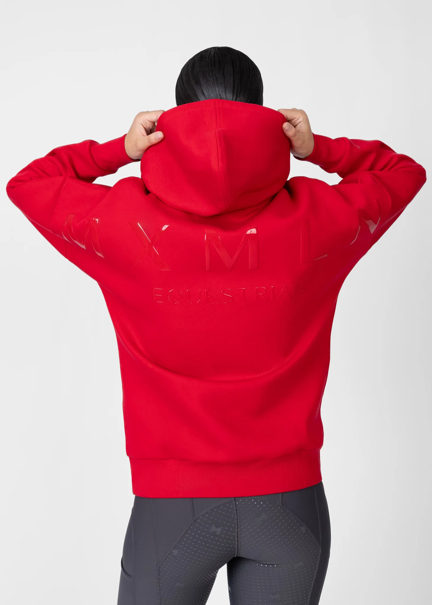 Women Icon Oversized Hoodie (Grenadine) - Image 5