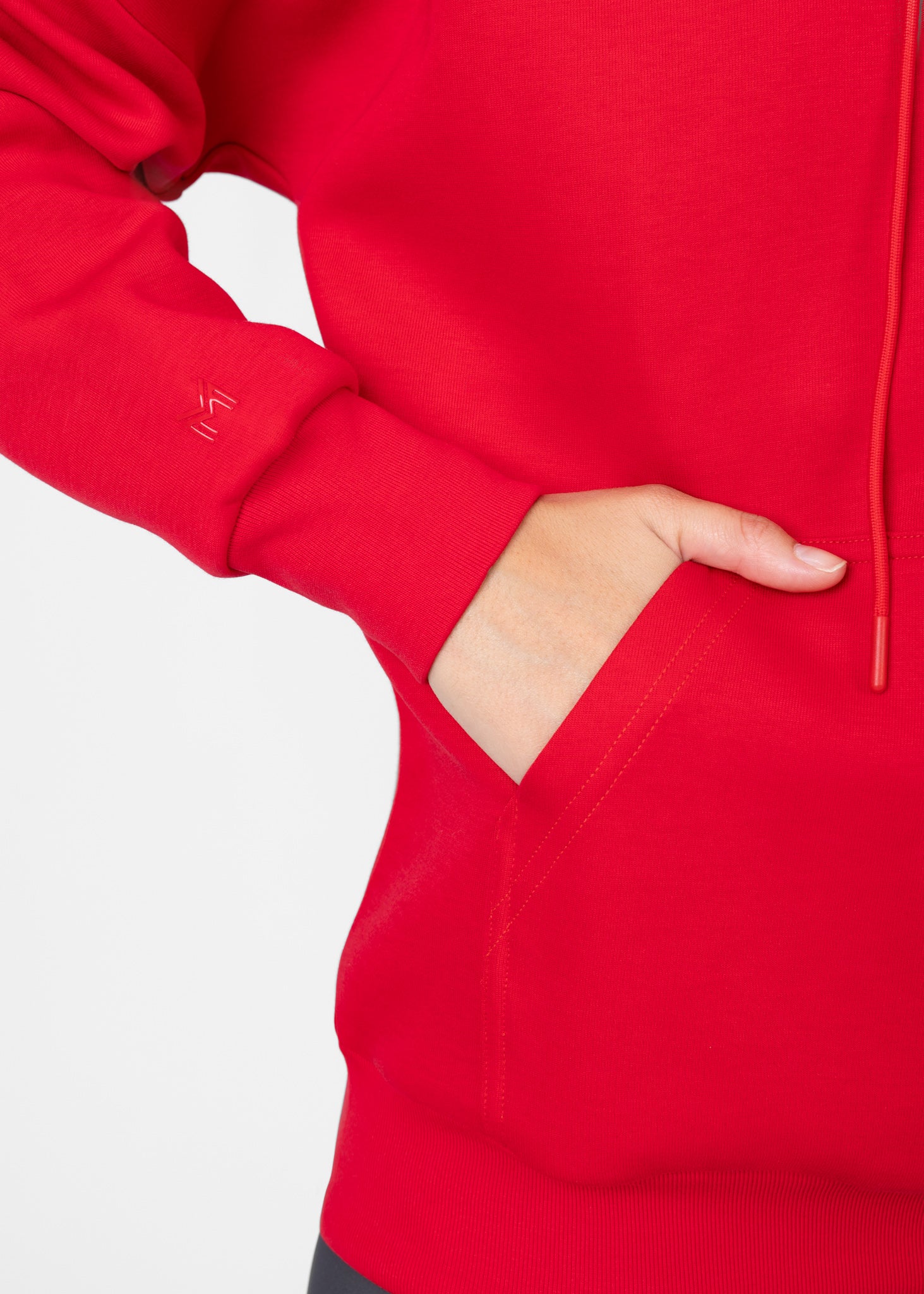 Women Icon Oversized Hoodie (Grenadine) - Image 7