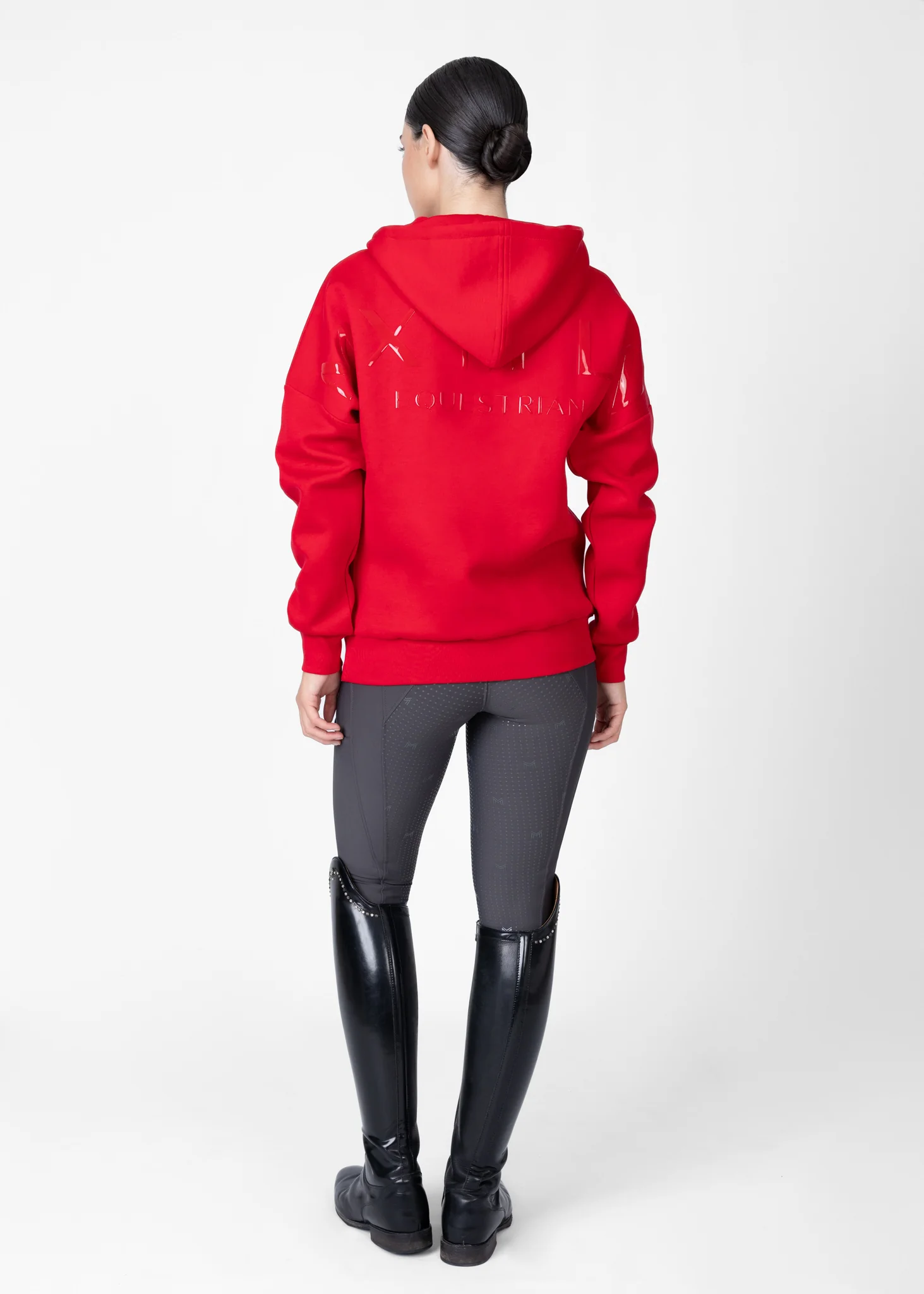 Women Icon Oversized Hoodie (Grenadine) - Image 9