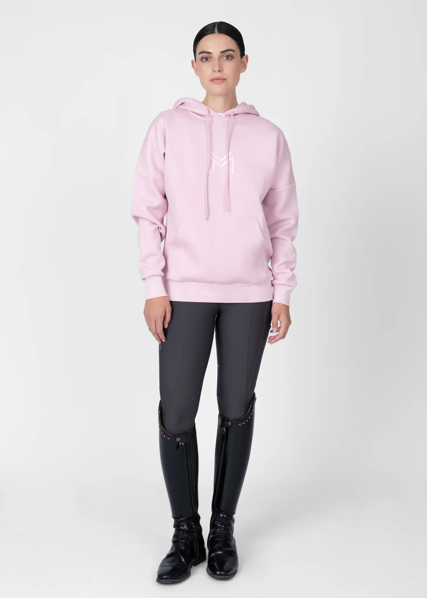 Women Icon Oversized Hoodie (Pink) - Image 9