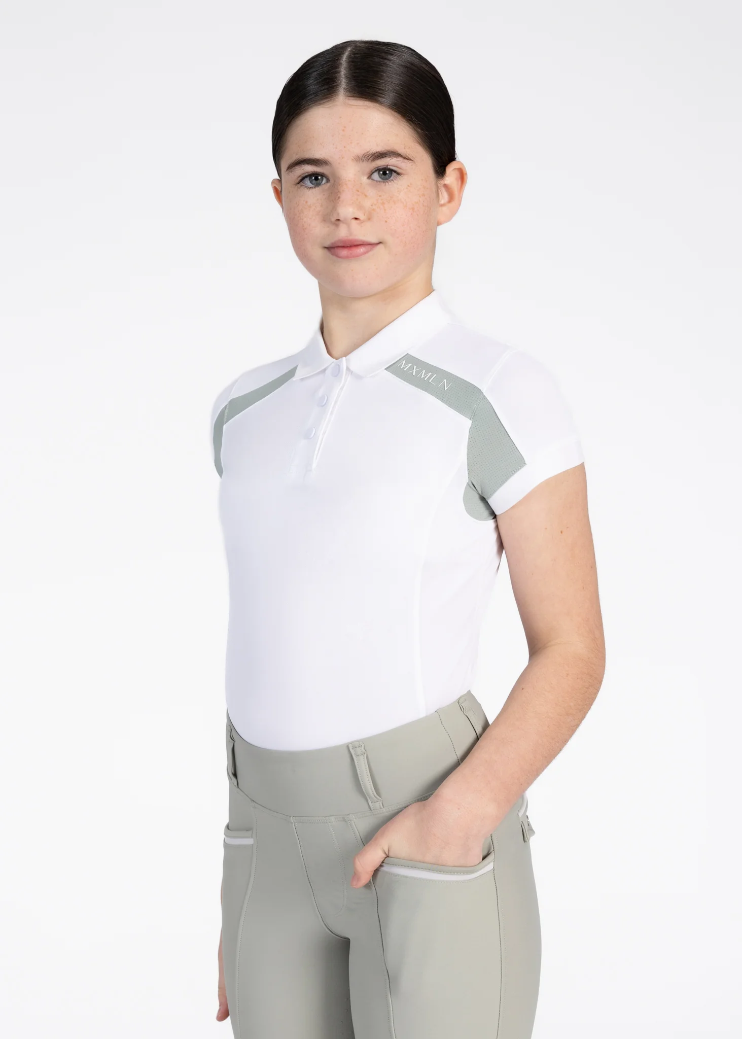 YR Aveen Polo Shirt (White/Laurel)
