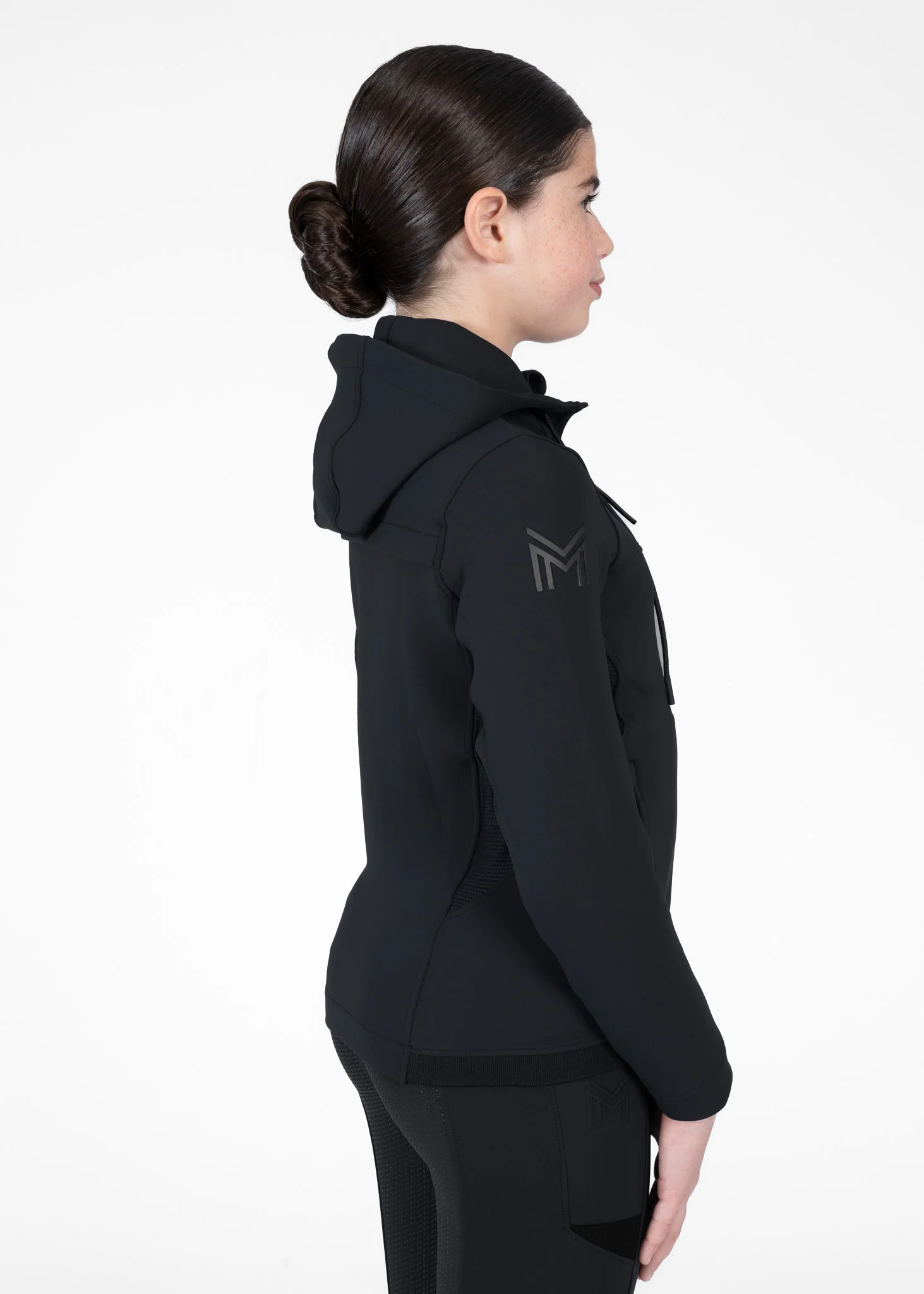 YR Club Zip Hoodie (Black) - Image 4