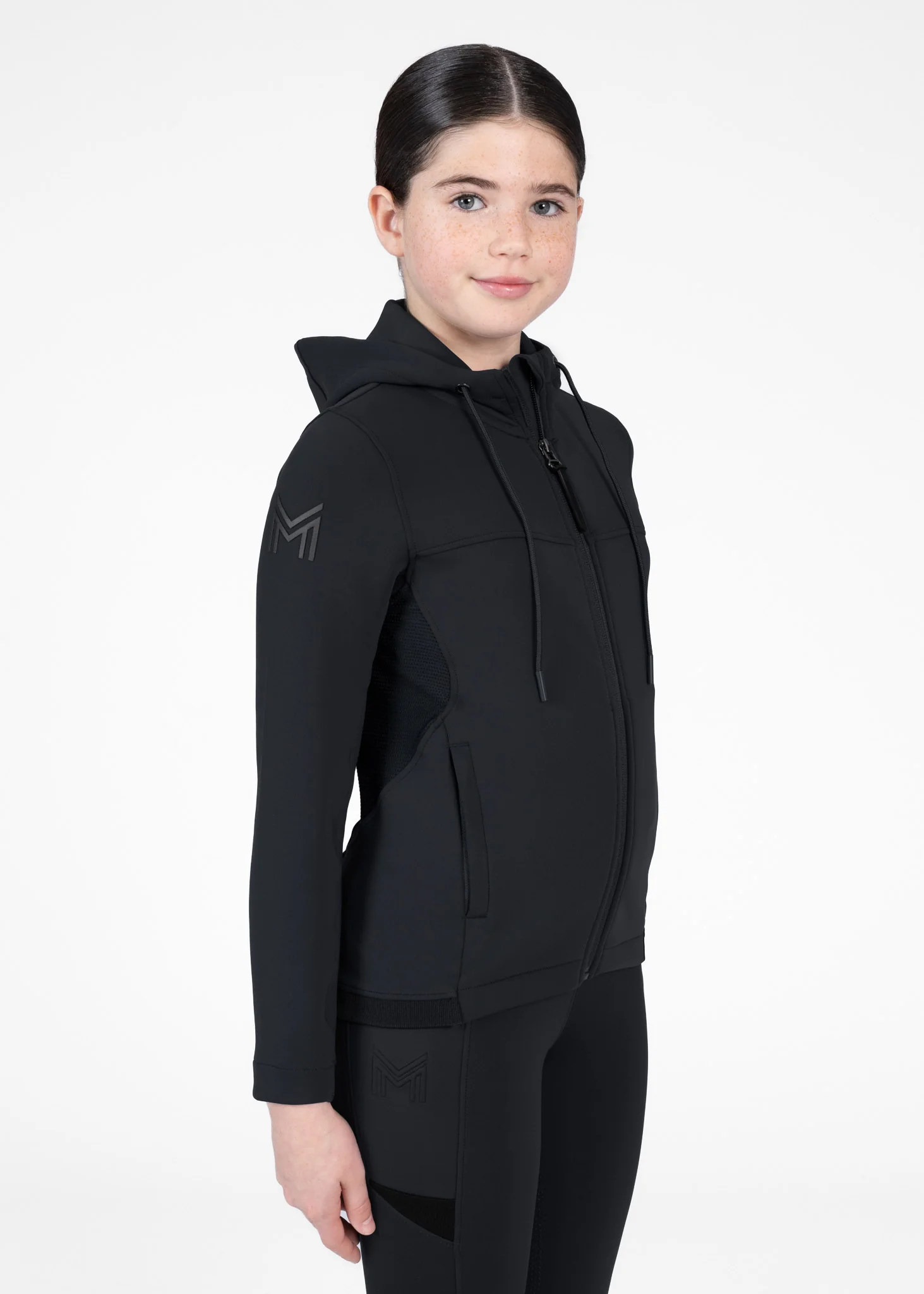 YR Club Zip Hoodie (Black) - Image 5