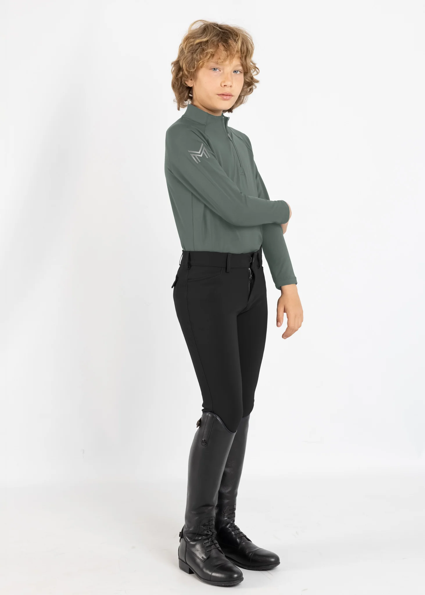 YR Code Long Sleeve Base Layer (Ivy) - Image 6