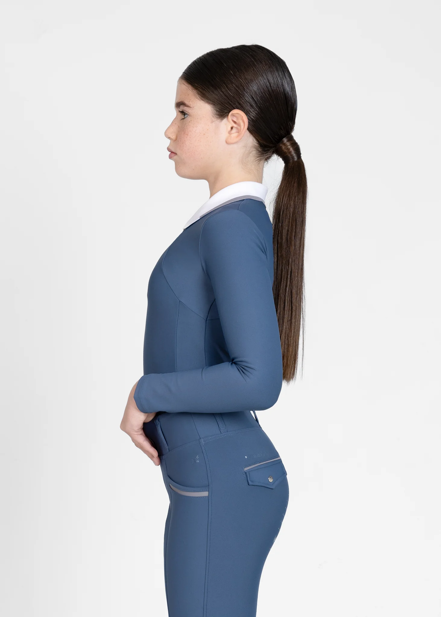 YR Concept Long Sleeve Polo Shirt (Sailor) - Image 4