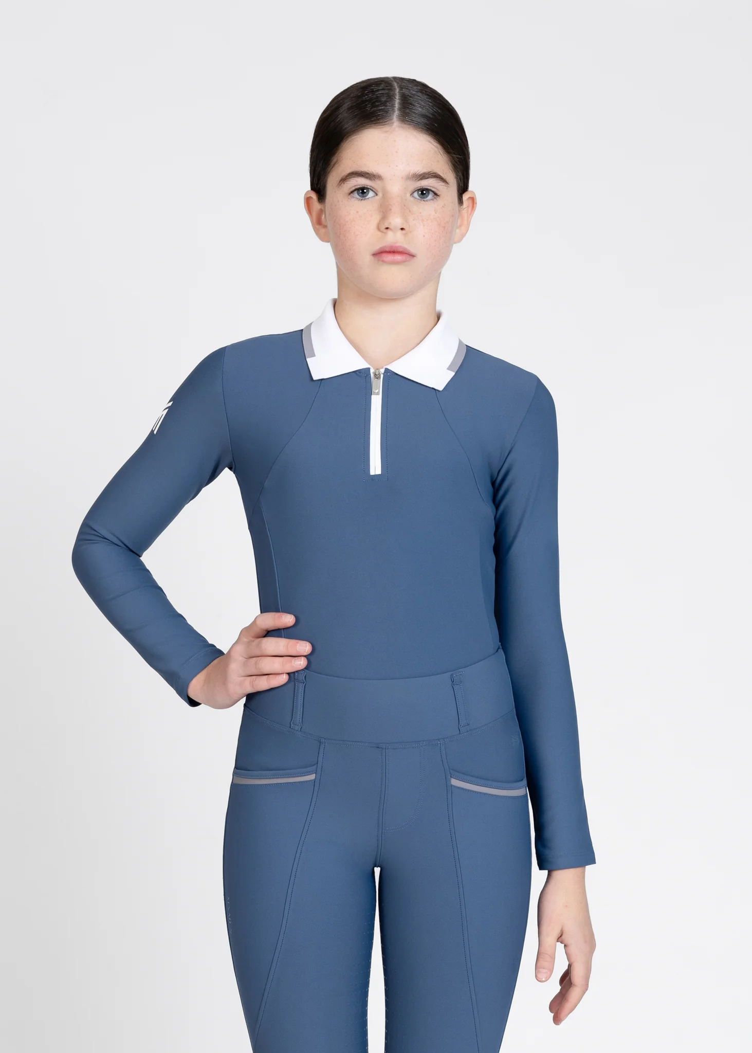 YR Concept Long Sleeve Polo Shirt (Sailor) - Image 5