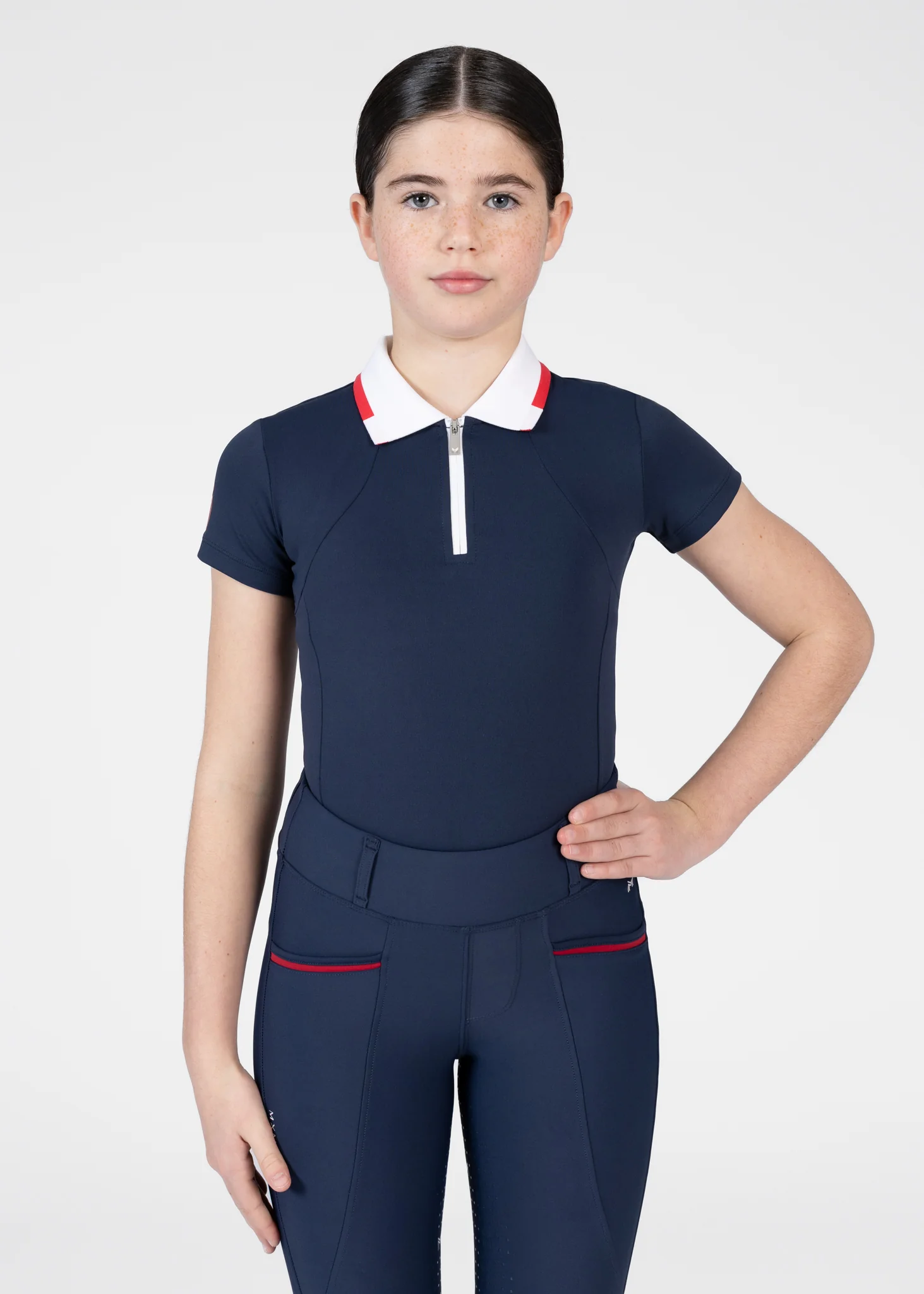 YR Concept Short Sleeve Polo Shirt (Navy)