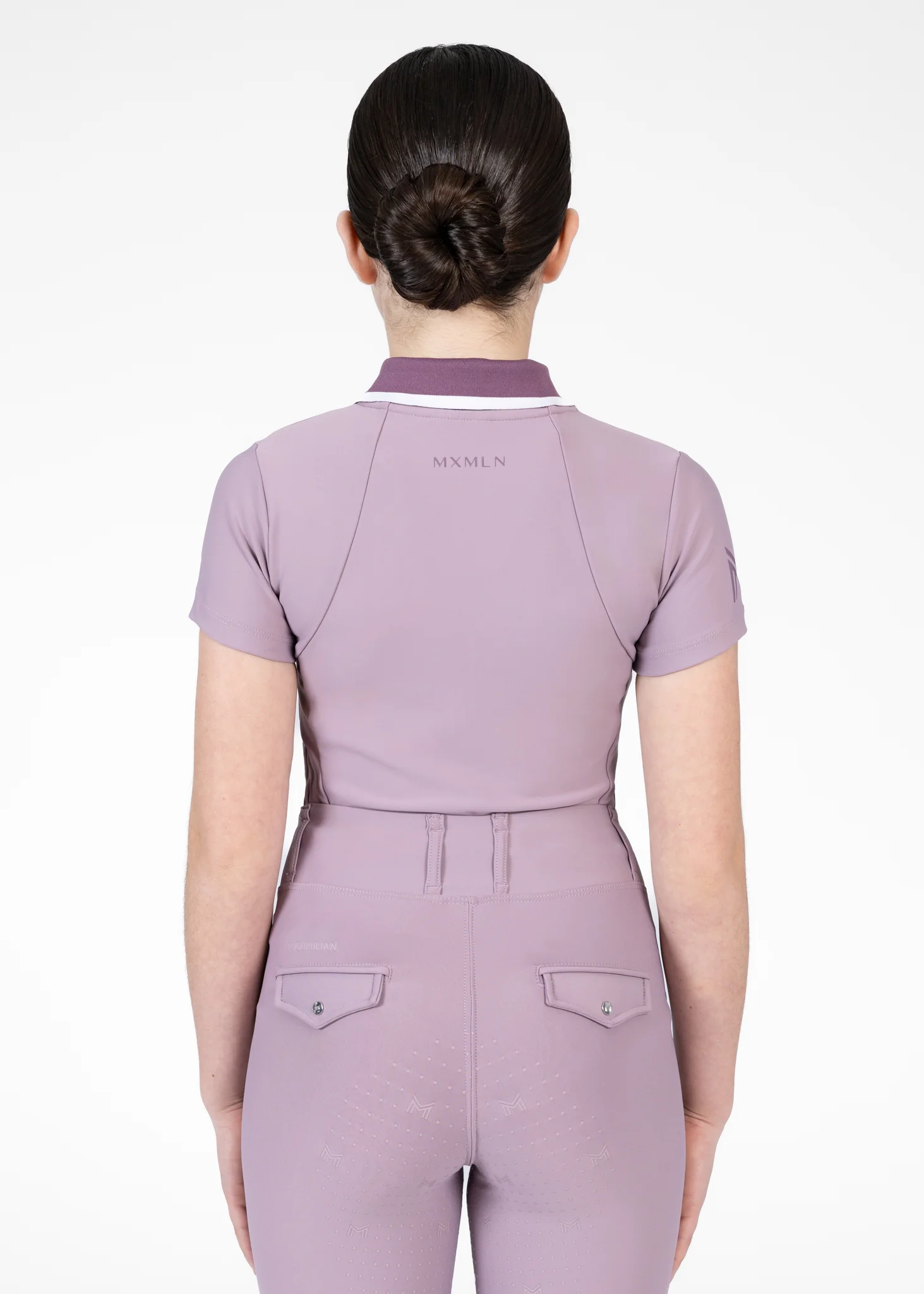 YR Concept Short Sleeve Polo Shirt (Orchid) - Image 2