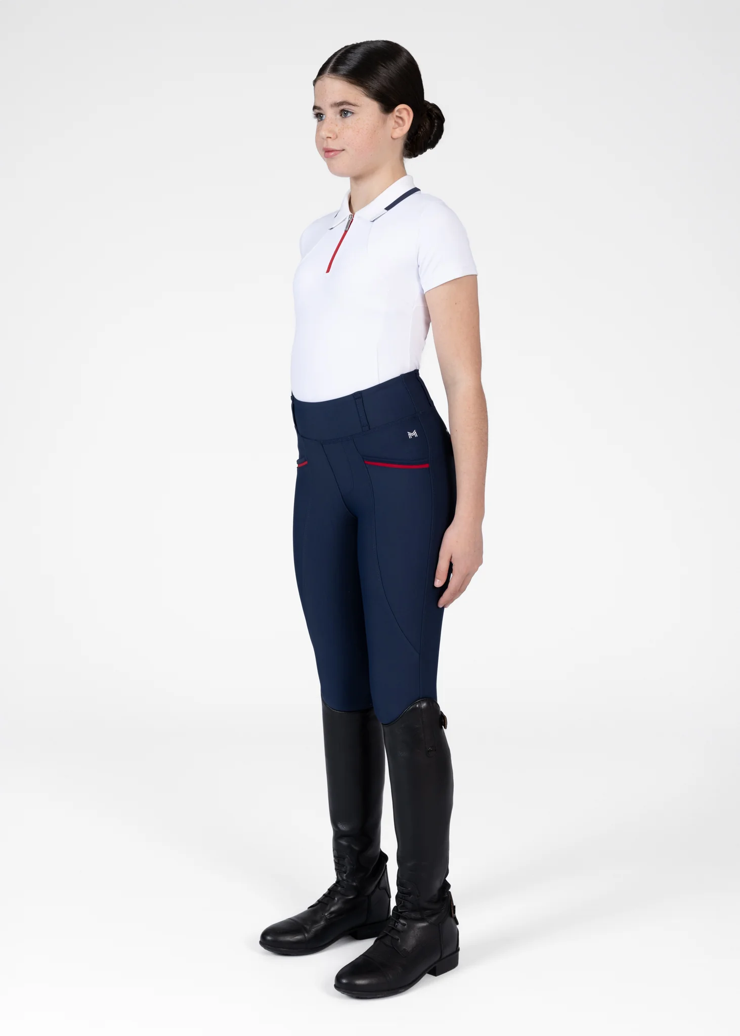 YR Concept Short Sleeve Polo Shirt (White) - Image 8