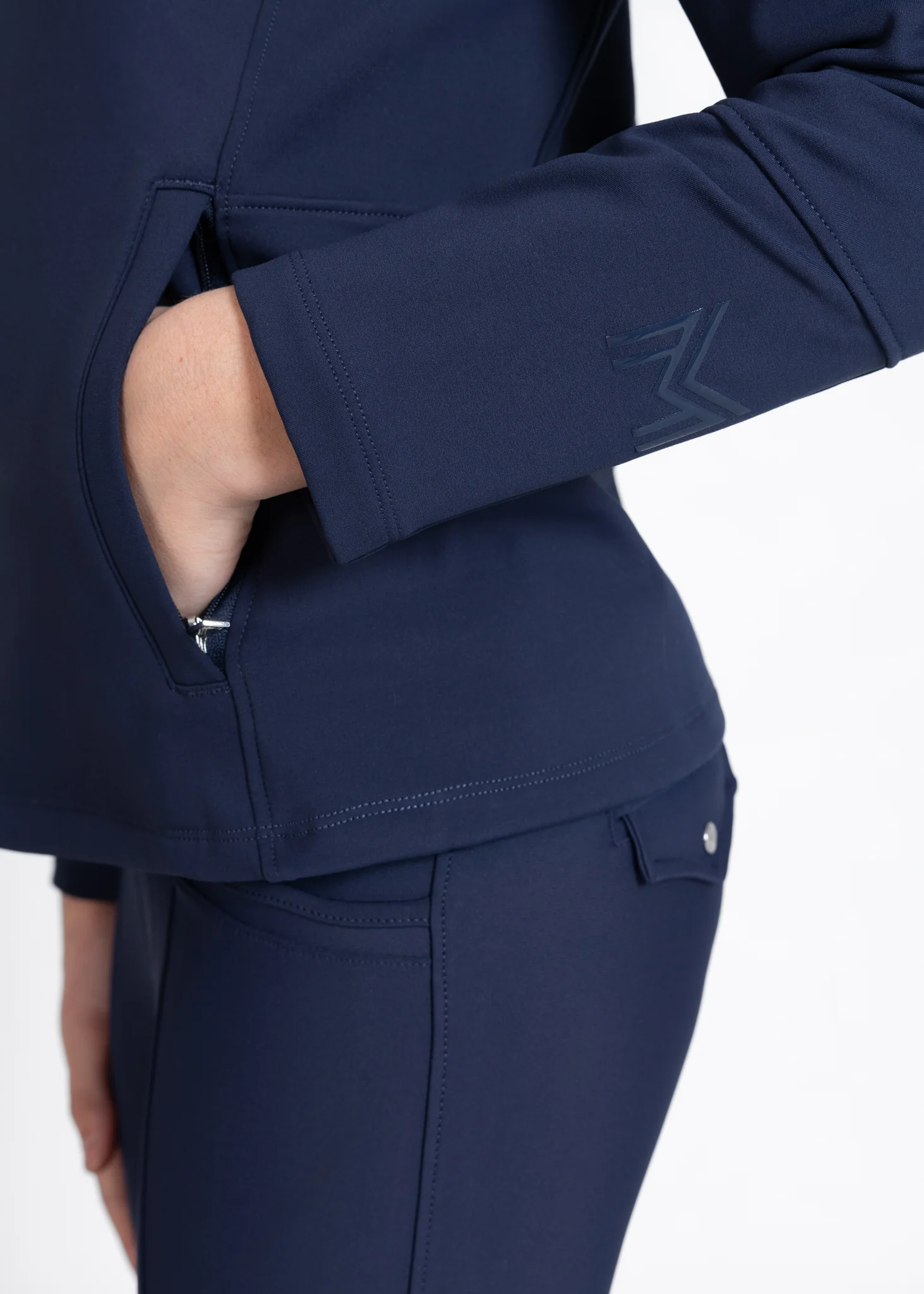 YR Vera Fleeced Jacket (Navy) - Image 5