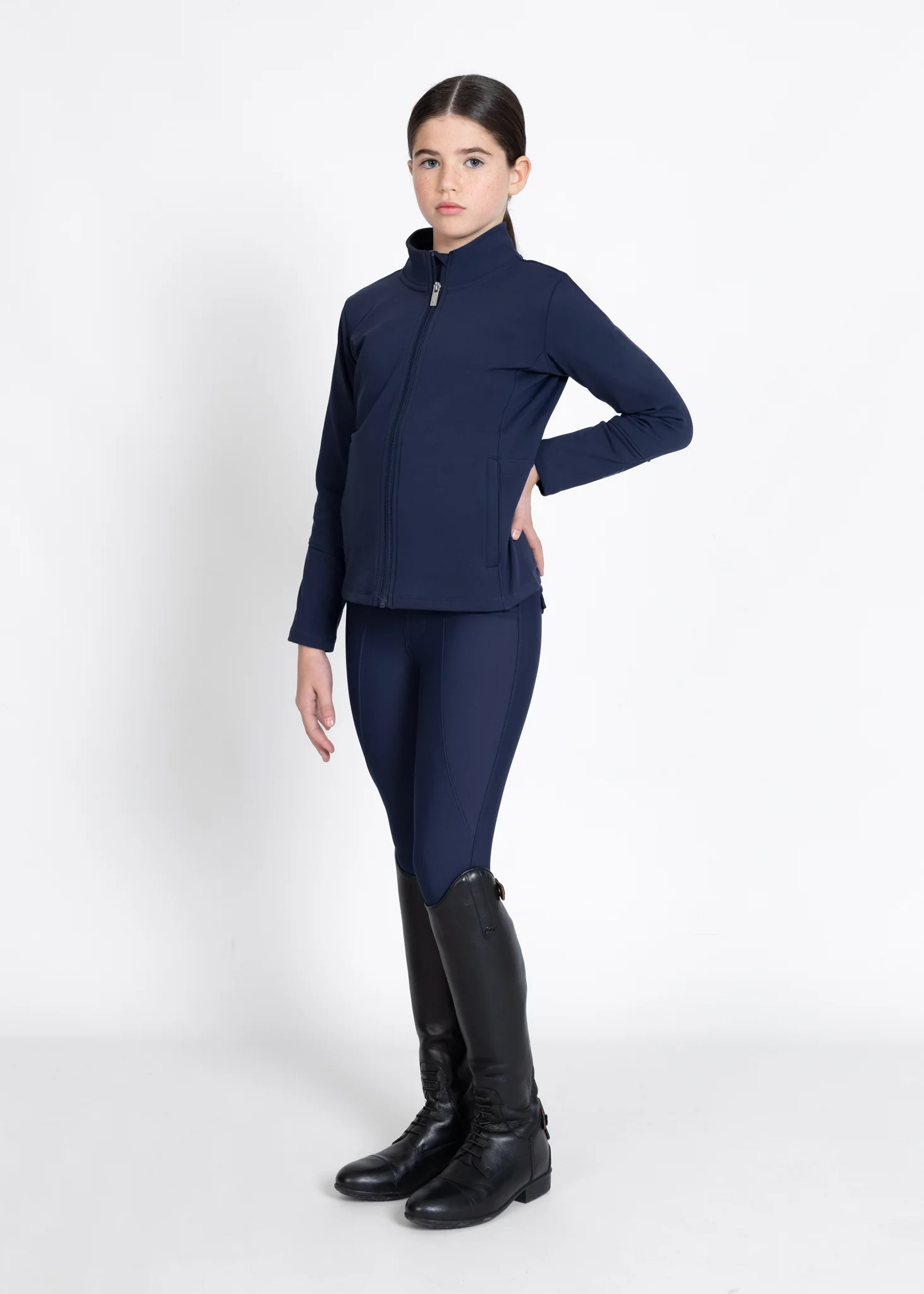 YR Vera Fleeced Jacket (Navy) - Image 7