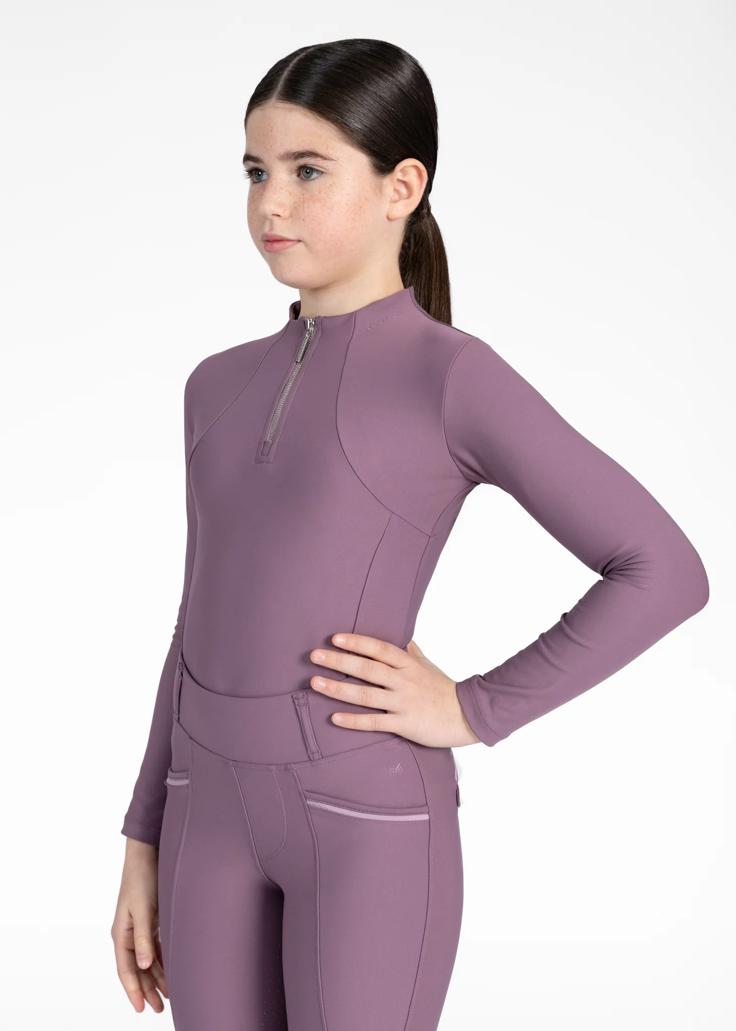 YR Long Sleeve Base Layer (Plum) - Image 2