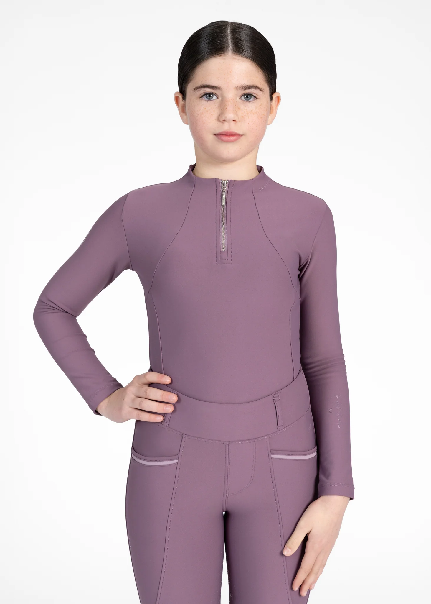 YR Long Sleeve Base Layer (Plum) - Image 5