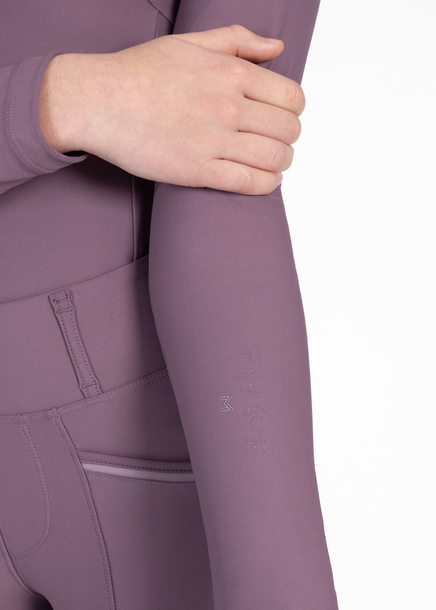 YR Long Sleeve Base Layer (Plum) - Image 8