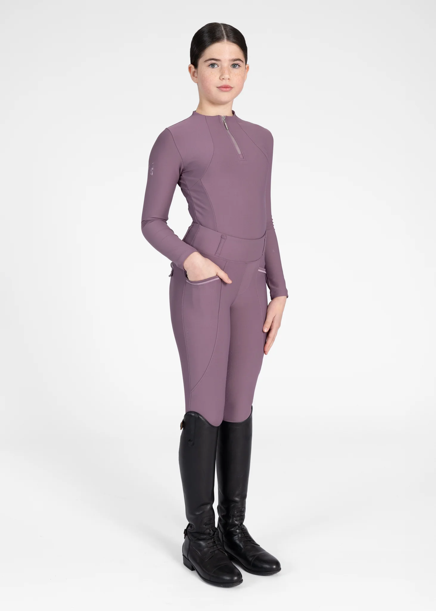 YR Long Sleeve Base Layer (Plum) - Image 9