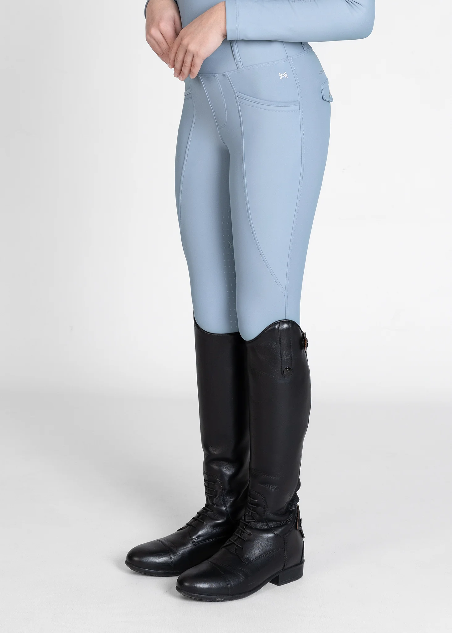 YR Pro Riding Leggings (Aqua) - Image 2